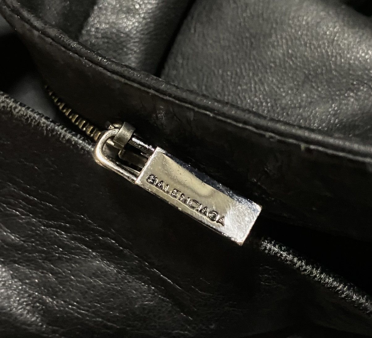 Balenciaga Balenciaga - 1997 Zip-up leather jacket Size US L / EU 52-54 / 3 - 15 Thumbnail