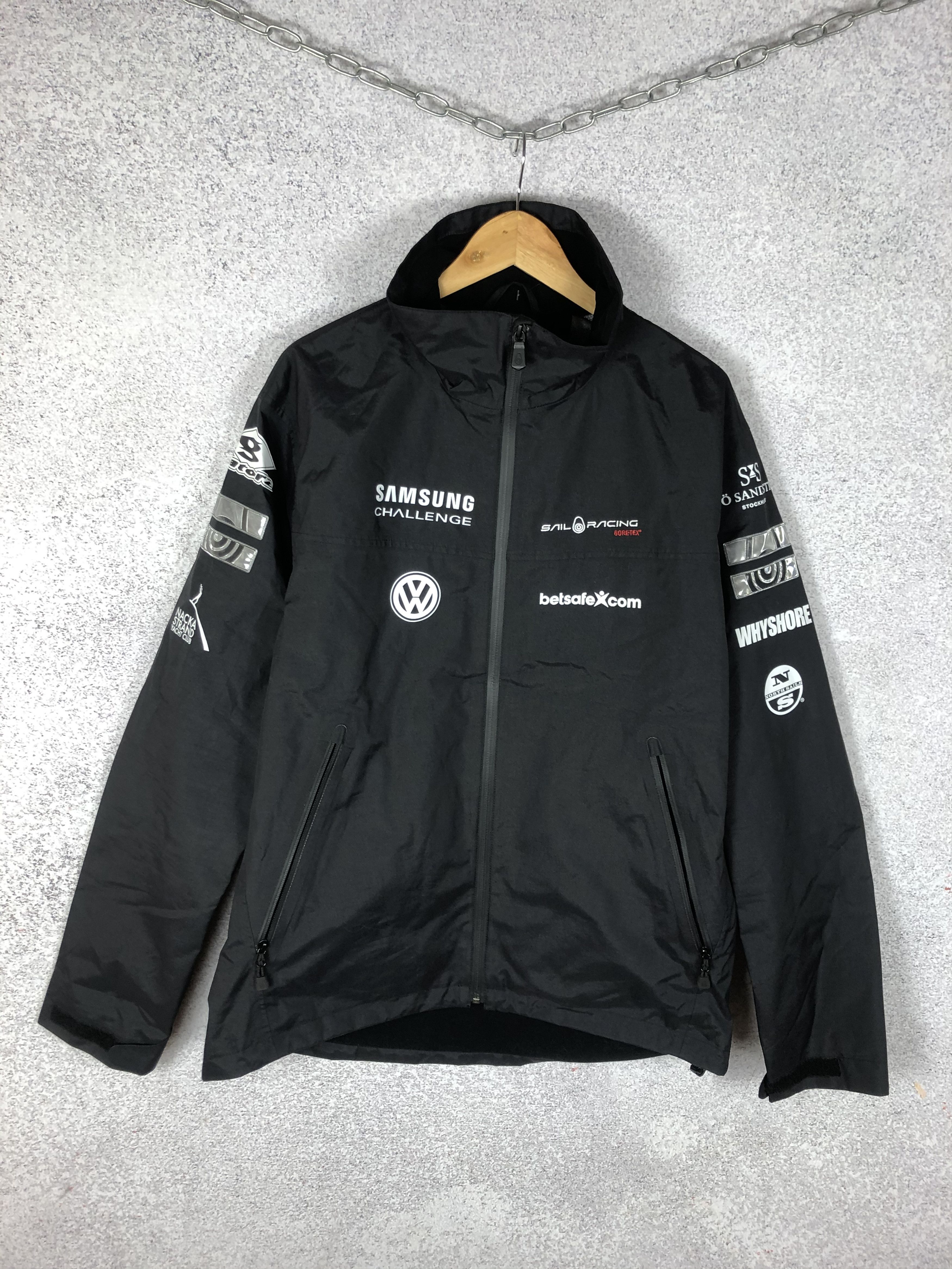 image of Goretex x Racing Sail Racing Gore-Tex Jacket Samsung Challenge Team in Black, Men's (Size XL)