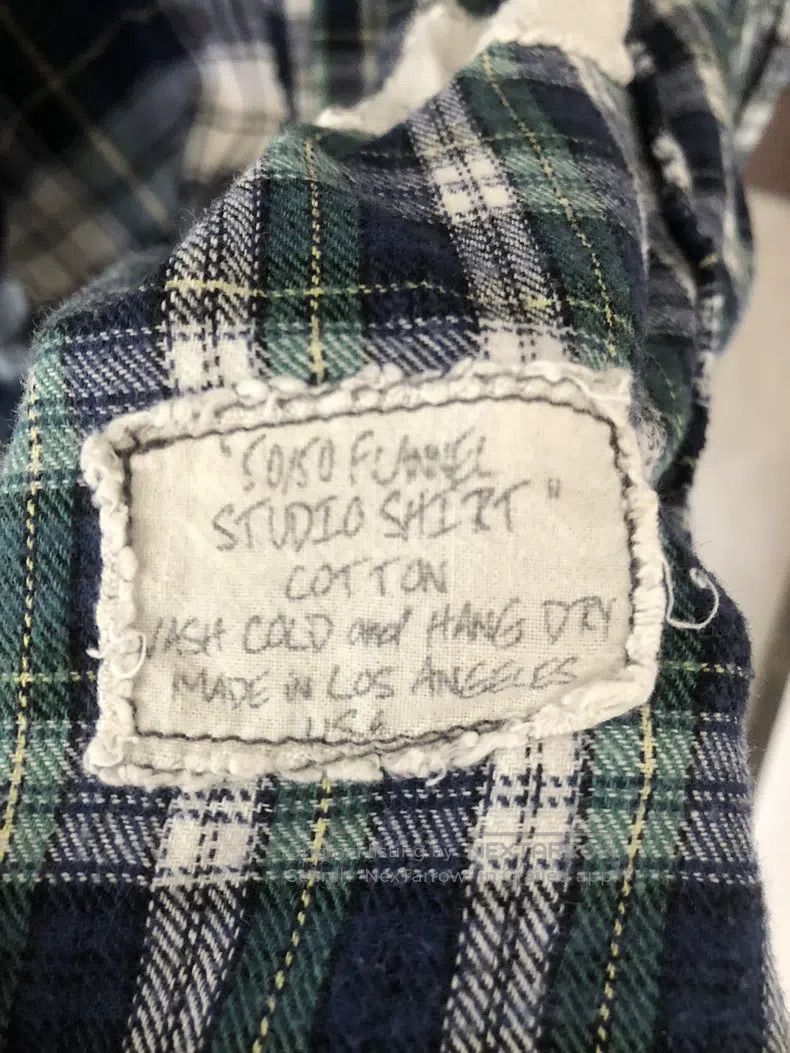 Greg Lauren Greg Lauren Patchwork Plaid Shirt Size US S / EU 44-46 / 1 - 4 Thumbnail
