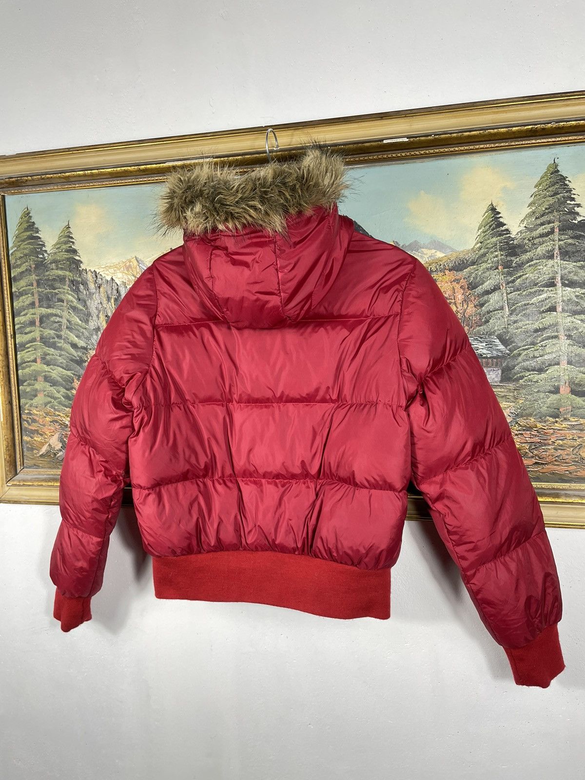 Southpole × Vintage South Pole Retro 00s Puffer Down Hoodie Bomber Winter Warm Size L / US 10 / IT 46 - 6 Thumbnail