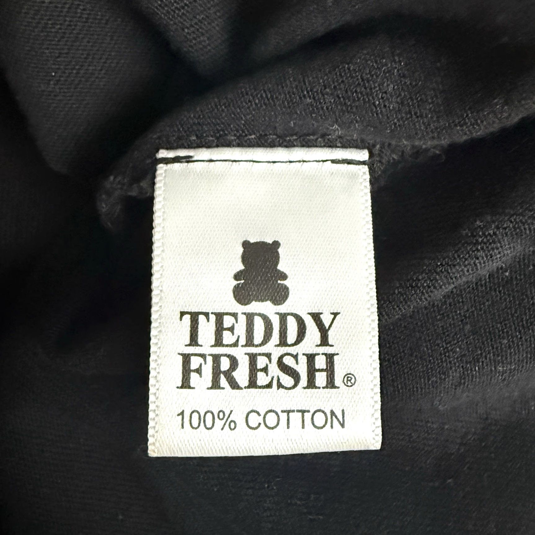 Teddy Fresh VINTAGE Teddy Fresh 100% Cotton Black Graphic Tee Mens Size M Size US L / EU 52-54 / 3 - 4 Thumbnail
