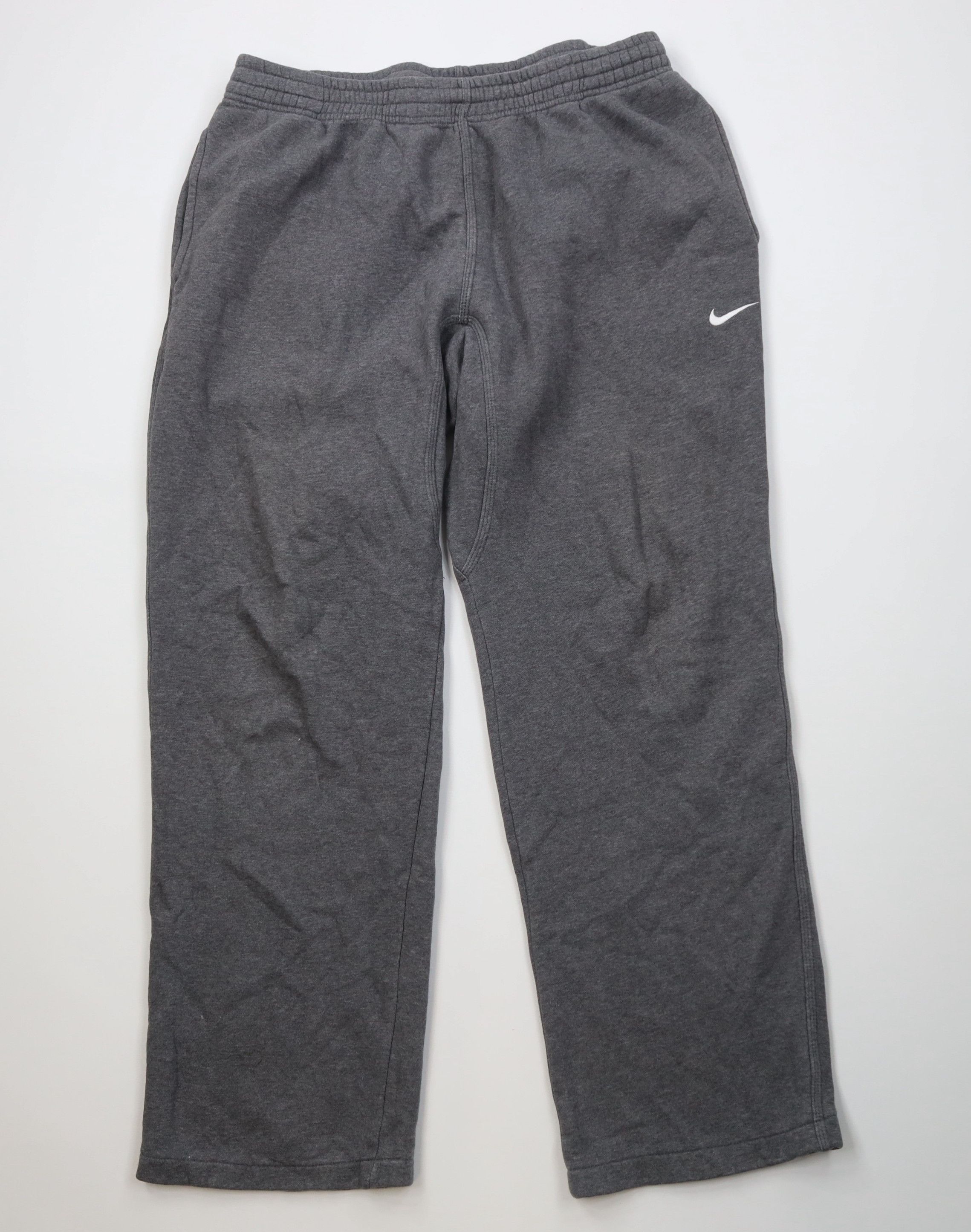 Nike Vintage Nike Mini Swoosh Wide Leg Sweatpants Pants Gray Size US 38 / EU 54 - 1 Thumbnail