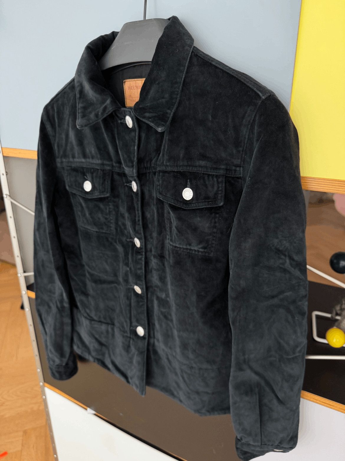 Helmut Lang Sz 40 Helmut Lang 1997 Velvet GTR Jacket-2508 Size US S / EU 44-46 / 1 - 2 Thumbnail