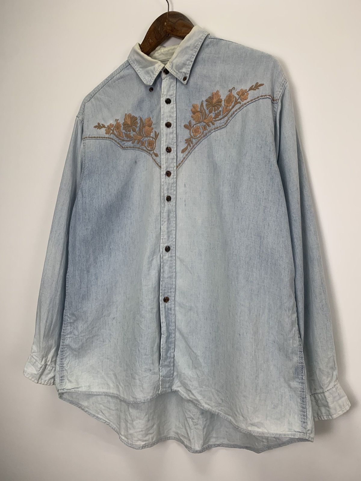 Japanese Brand × Vintage Vintage Jean-cox Denim Button Ups Size US L / EU 52-54 / 3 - 6 Thumbnail