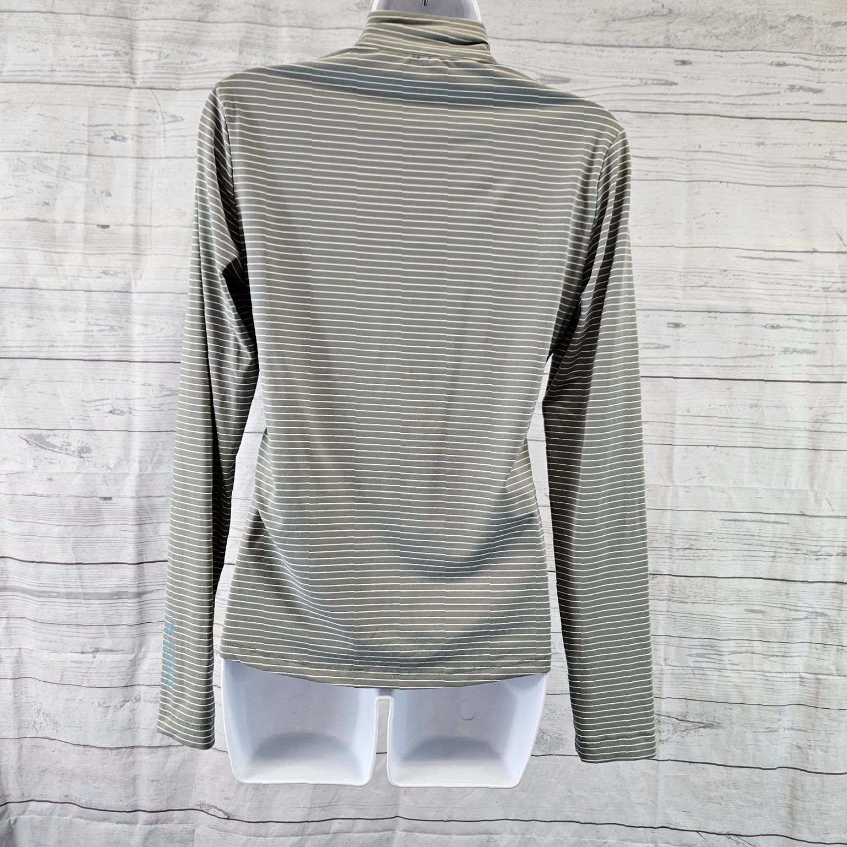 Vintage Carve Designs Womens Full Zip Jacket Sz Small Striped Long Sleeve Activewear Jacket Size S / US 4 / IT 40 - 4 Thumbnail