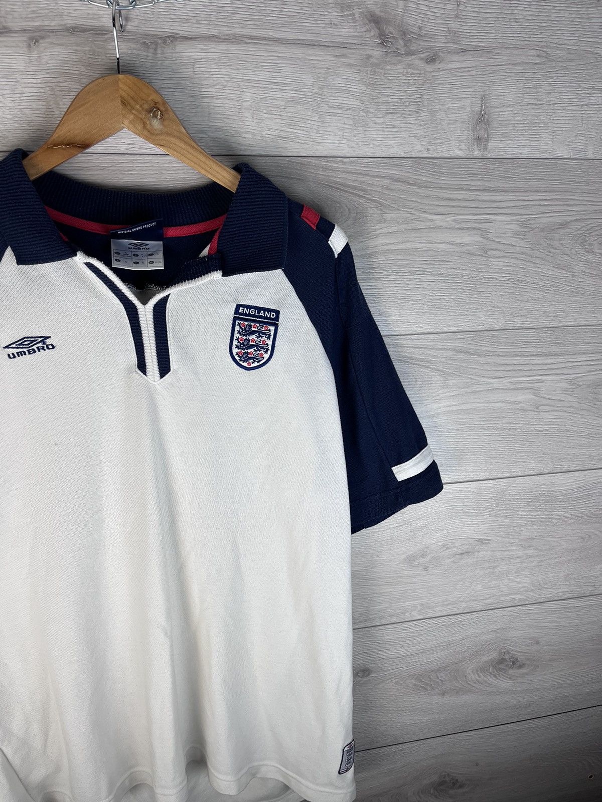 Umbro Vintage men’s soccer jersey Umbria England size xl Size US XL / EU 56 / 4 - 2 Thumbnail