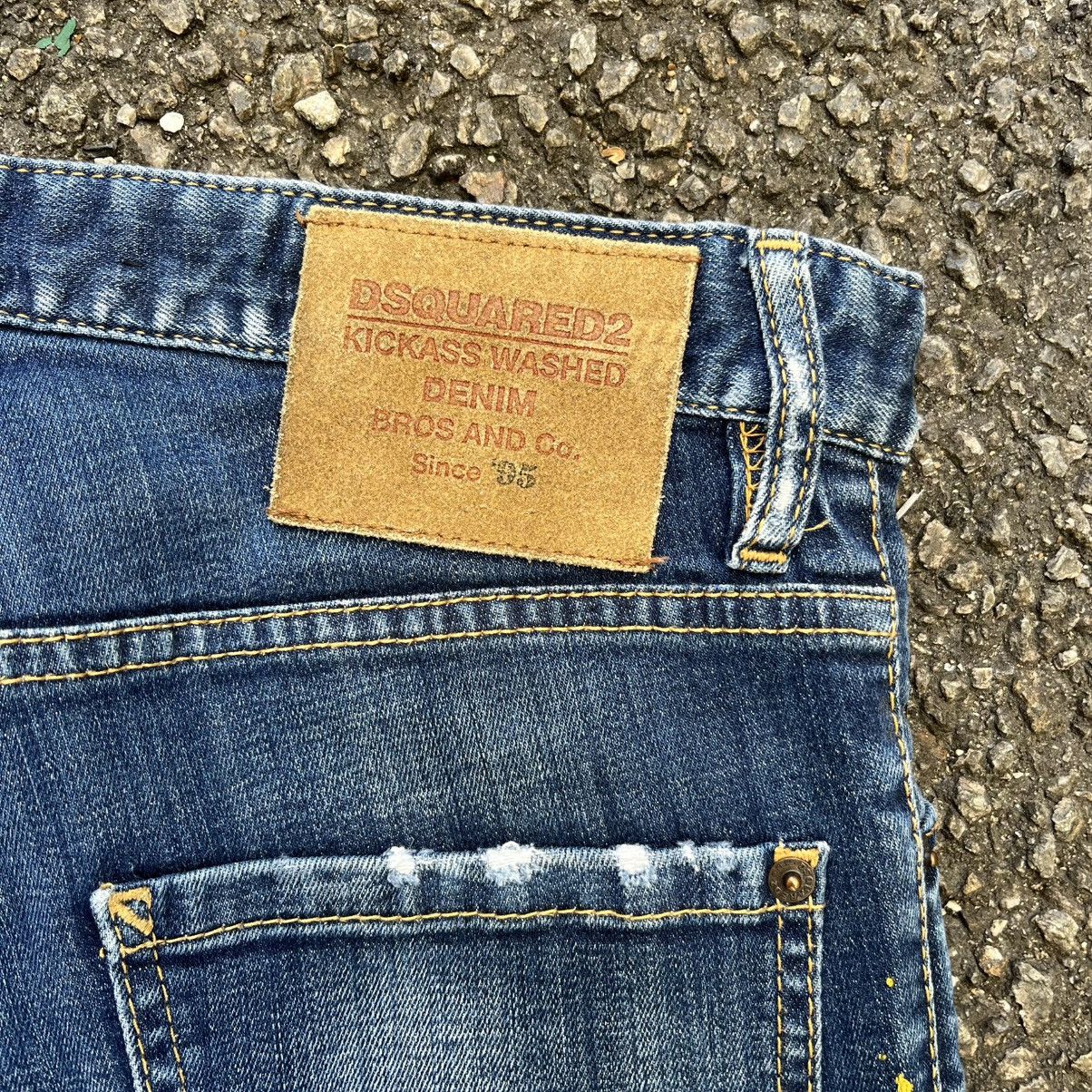 Dsquared2 Distressed Denim DSQUARED2 Jeans Paint Splash Slim Pants Size US 30 / EU 46 - 14 Thumbnail