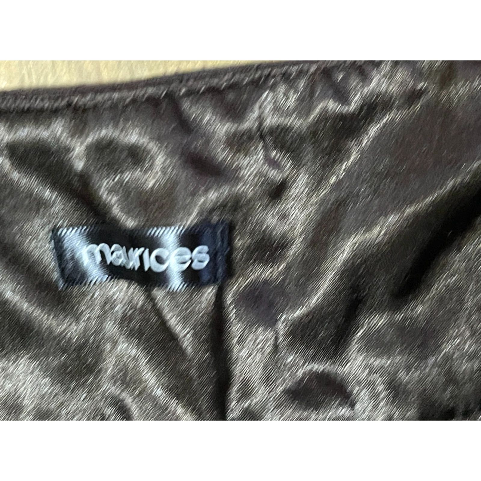 Vintage Maurices Pants Womens Junior Capri Dress Pants Brown 15/16 Flat Front Regular Inseam 36.5in Straight Split Front Capris Mens? Size 36" / US 14 / IT 50 - 7 Thumbnail