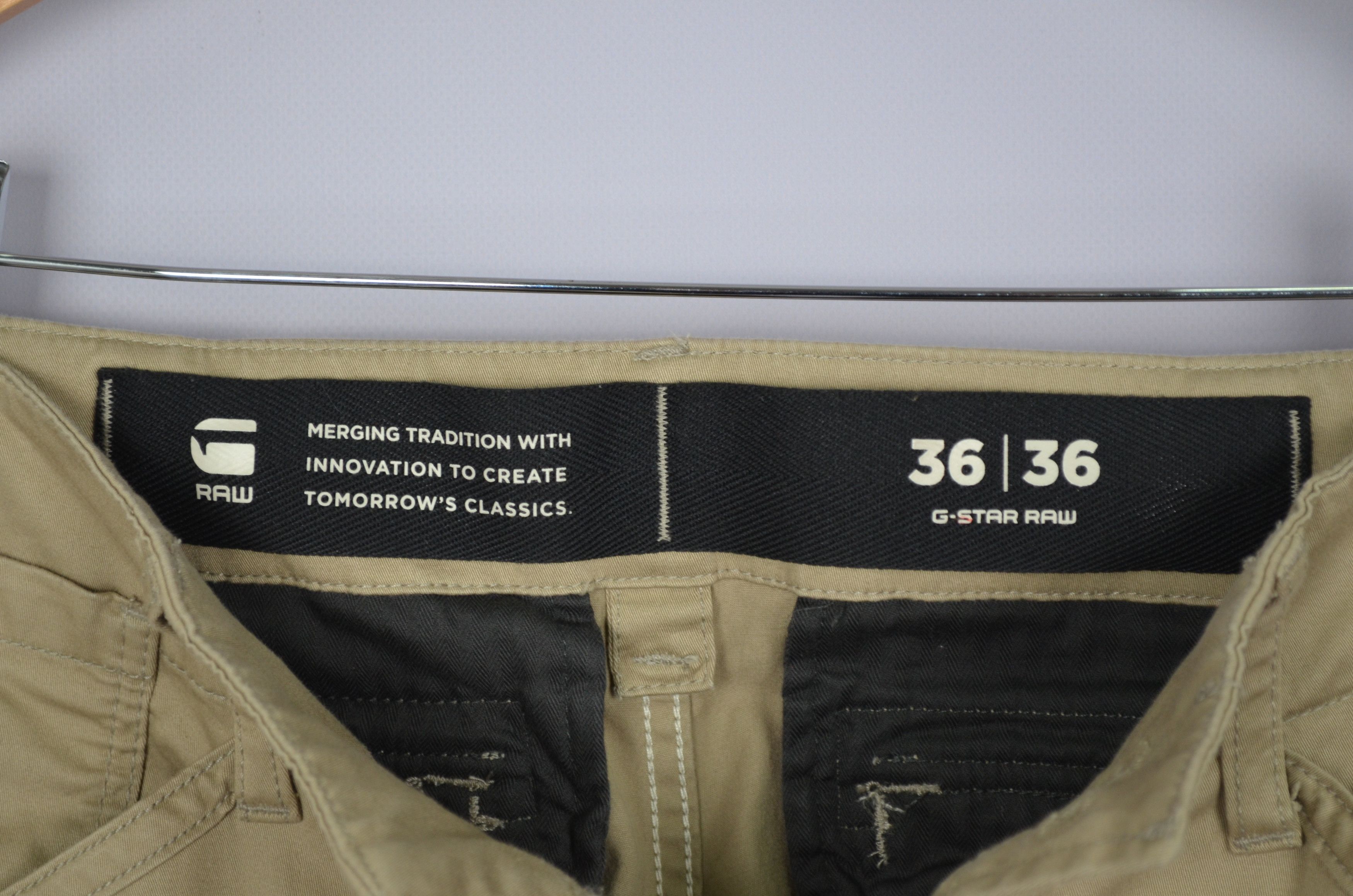 G-Star G Star Rovic Zip 3D Regular Tapered Cargo Pants Size W36 L36 Size US 36 / EU 52 - 9 Thumbnail