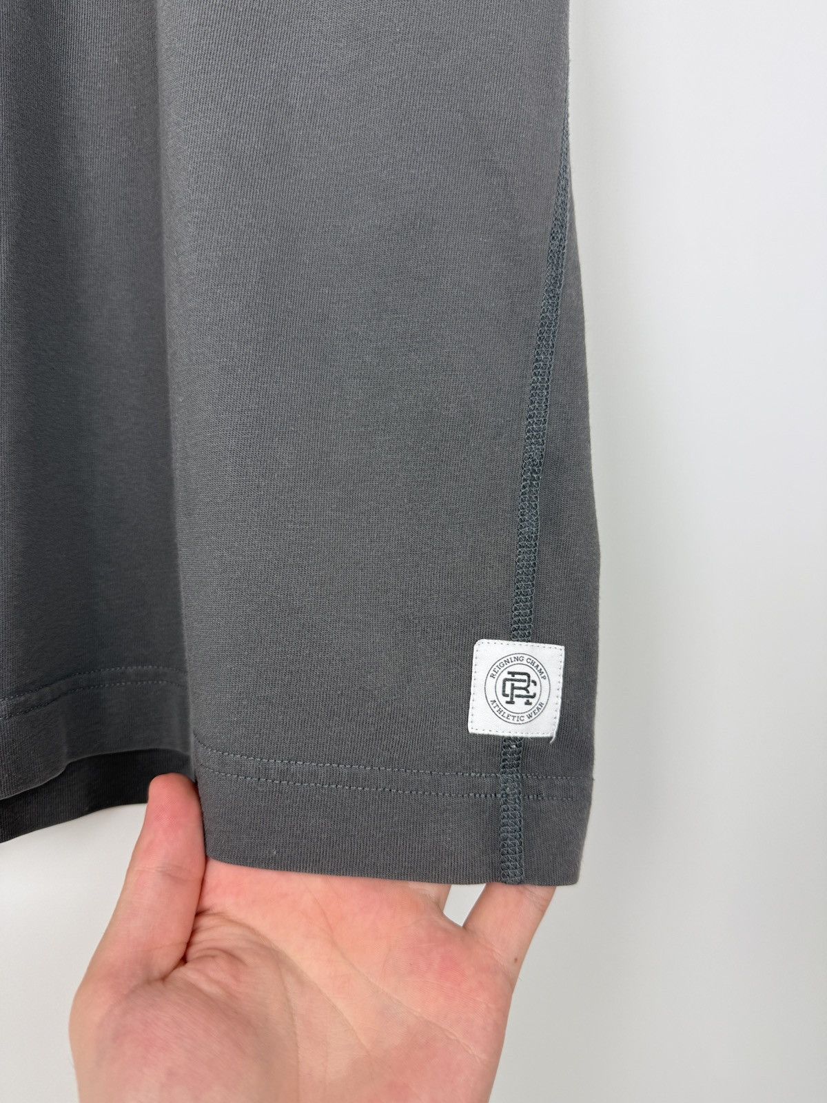 Reigning Champ Reigning Champ Gray Midweight Jersey Blank Basic T-Shirt Size US M / EU 48-50 / 2 - 4 Thumbnail