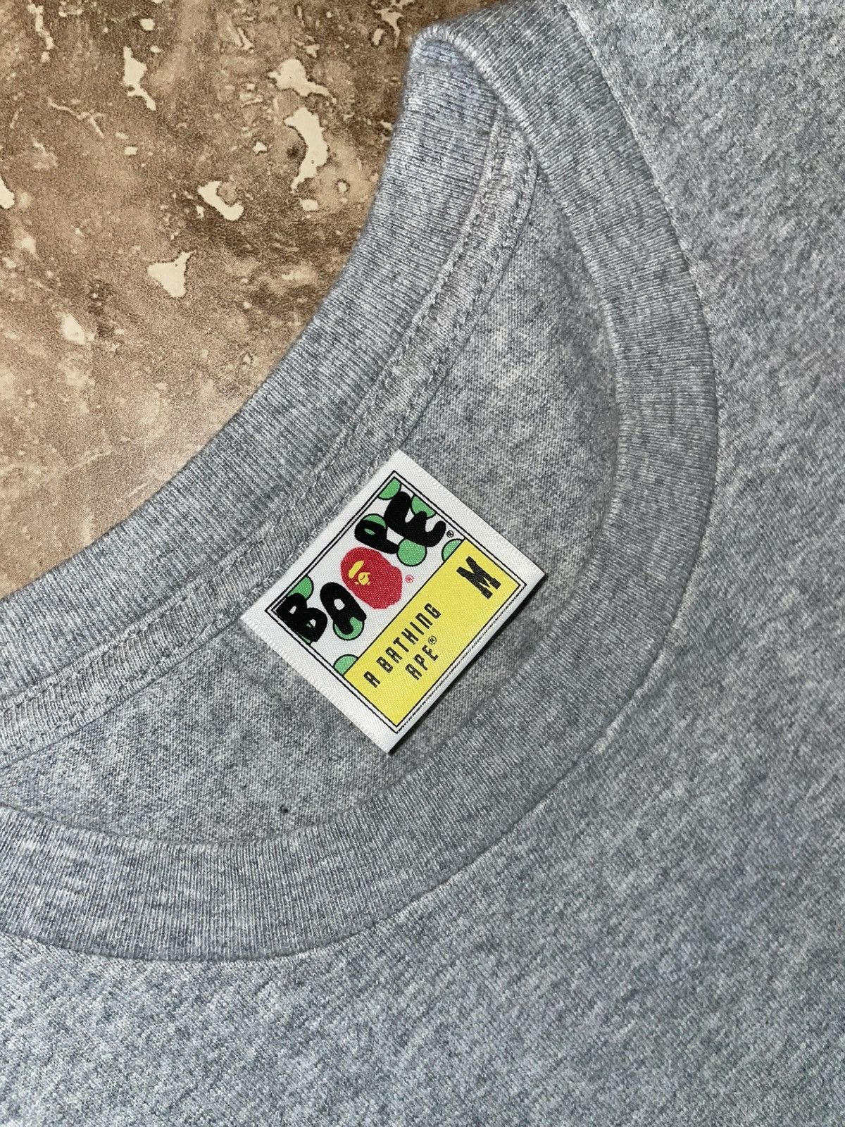 Bape BAPE Shark One Point Tee (SS22) Gray Size Medium Brand New Size US M / EU 48-50 / 2 - 5 Thumbnail