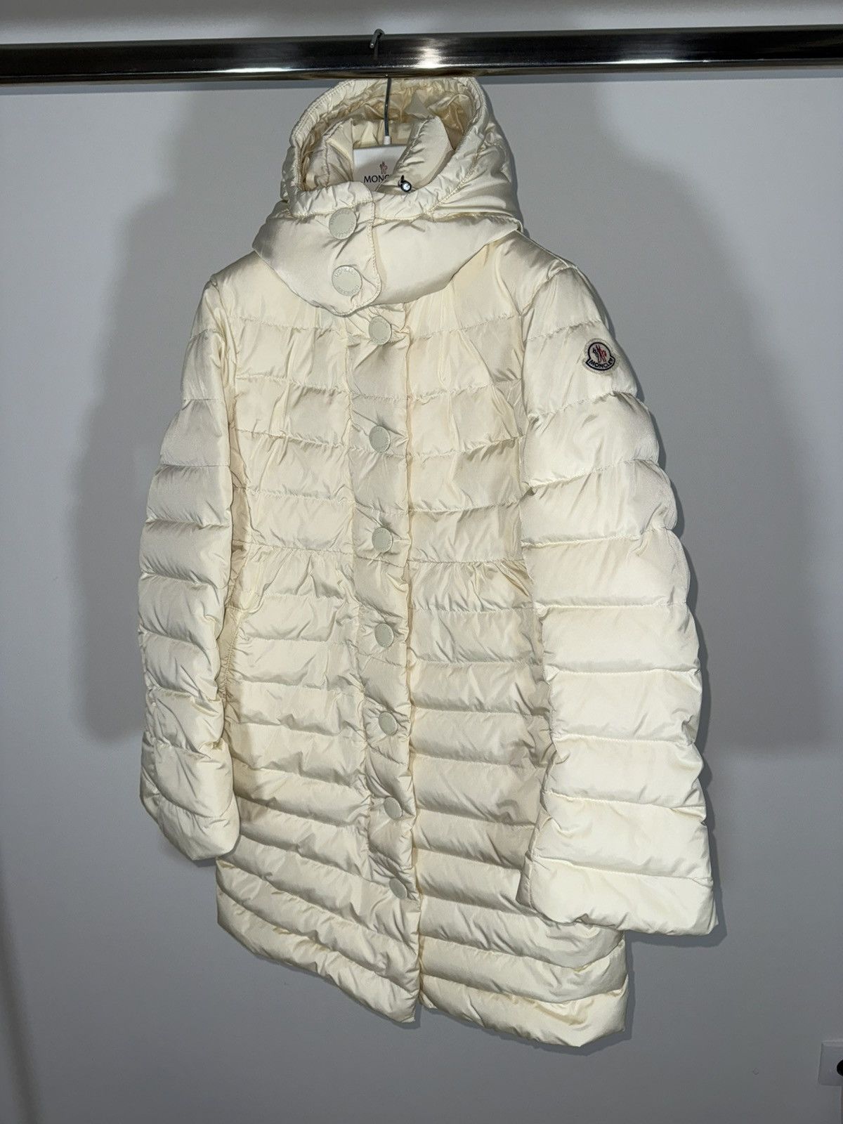 Moncler Moncler Women’s Jacket Jura Size 2 (S/M) Cream White Size S / US 4 / IT 40 - 2 Thumbnail