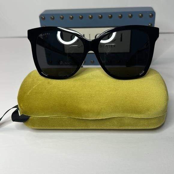 Gucci GUCCI Grey Gradient Butterfly Ladies Sunglasses GG0459S 001 Size ONE SIZE - 10 Thumbnail