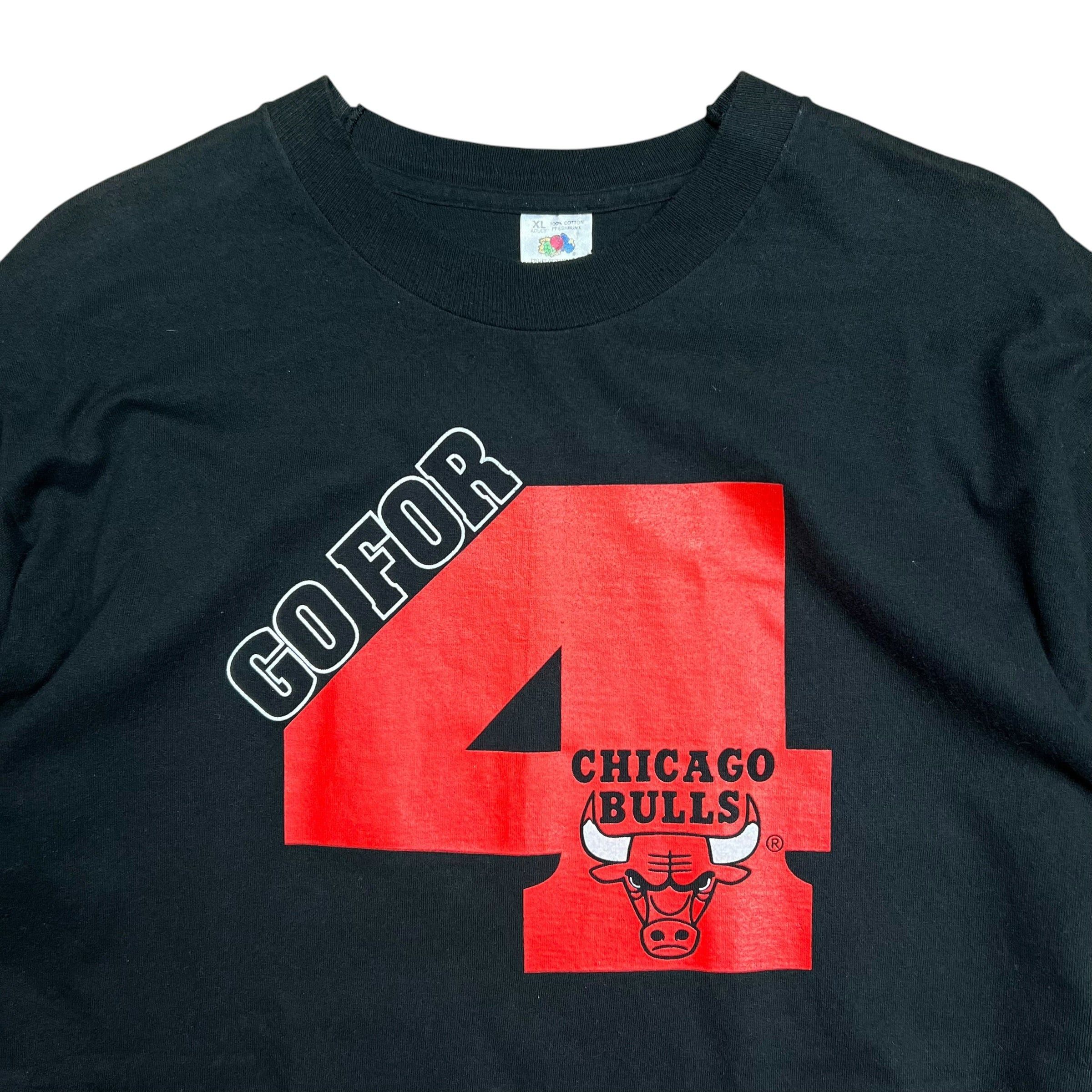 NBA Vintage Chicago Bulls Go For 4 NBA T-shirt - XL Size US XL / EU 56 / 4 - 2 Thumbnail