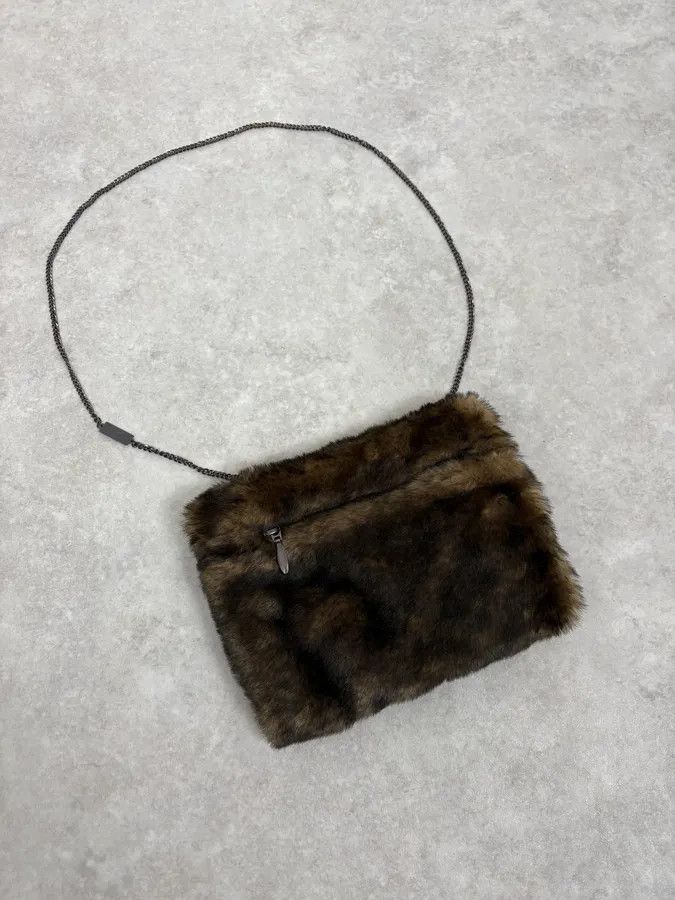 Jean Paul Gaultier 2000s Jean Paul Gaultier Faux Fur Shoulder Bag Size ONE SIZE - 2 Thumbnail