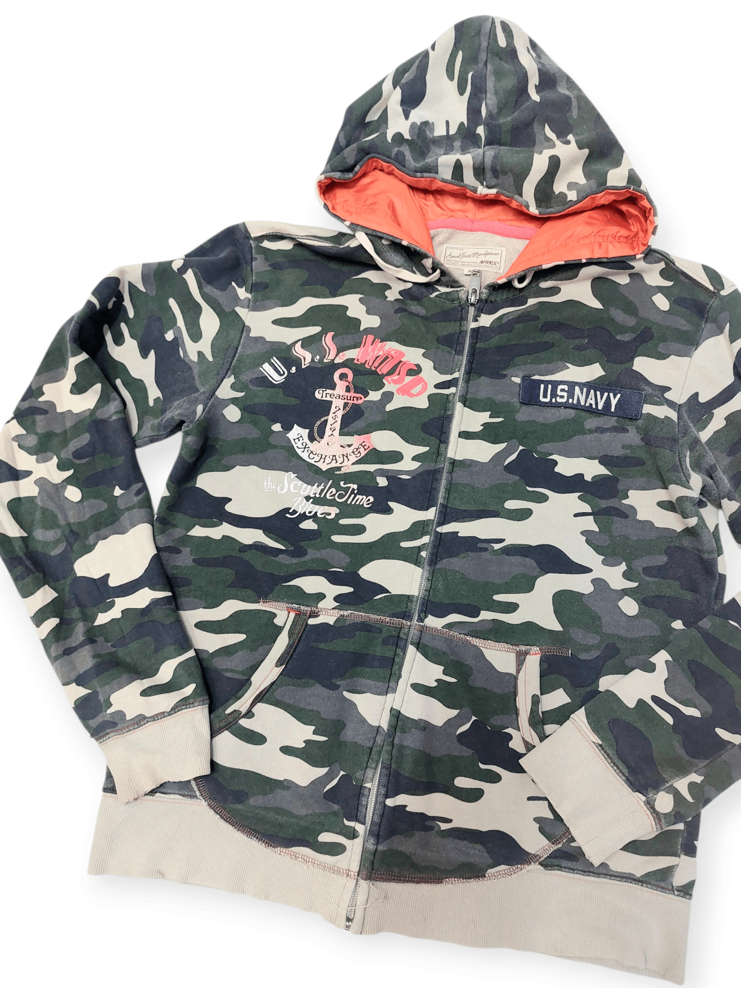 Avirex Avirex Military Armed Forces US Navy Hoodies Size US M / EU 48-50 / 2 - 7 Thumbnail