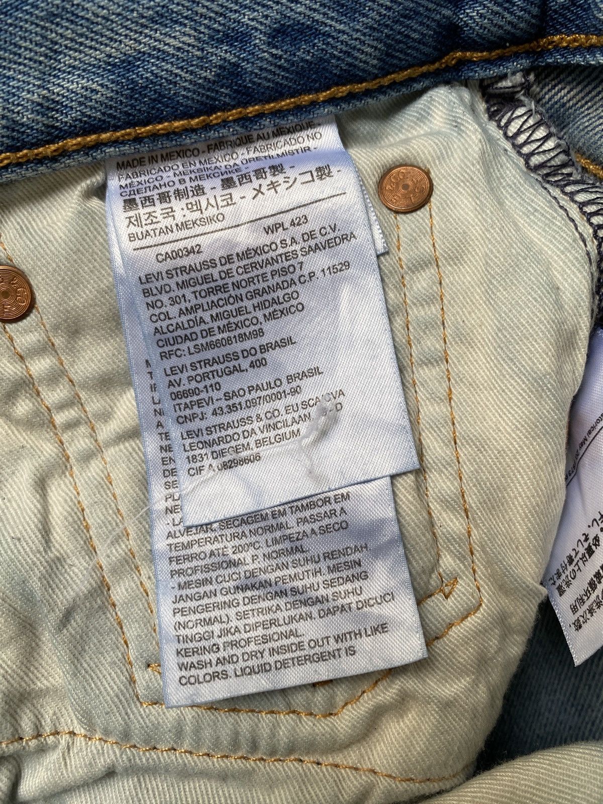 DENIM TEARS × Levi's Levi’s X Denim Tears Jeans Size US 29 - 24 Thumbnail