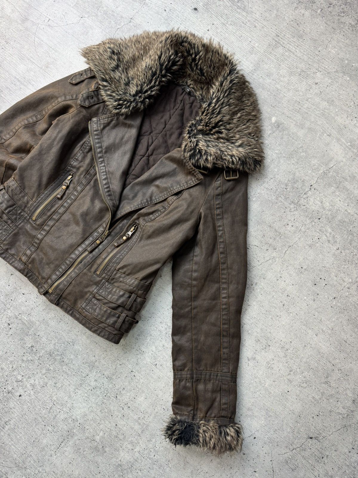 Hysteric Glamour CRAZY Y2K FUR JACKET if six was nine style Y2K Avant Garde 🇯🇵 Size US S / EU 44-46 / 1 - 5 Thumbnail