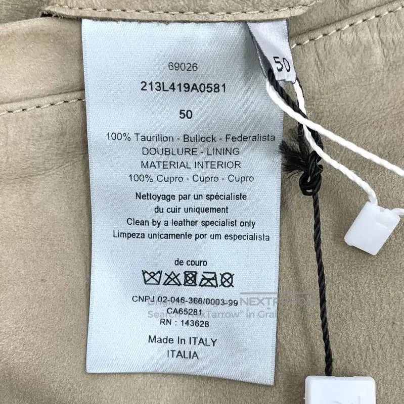 Dior Dior Brown Leather Men's Outerwear Jacket . Size US L / EU 52-54 / 3 - 6 Thumbnail
