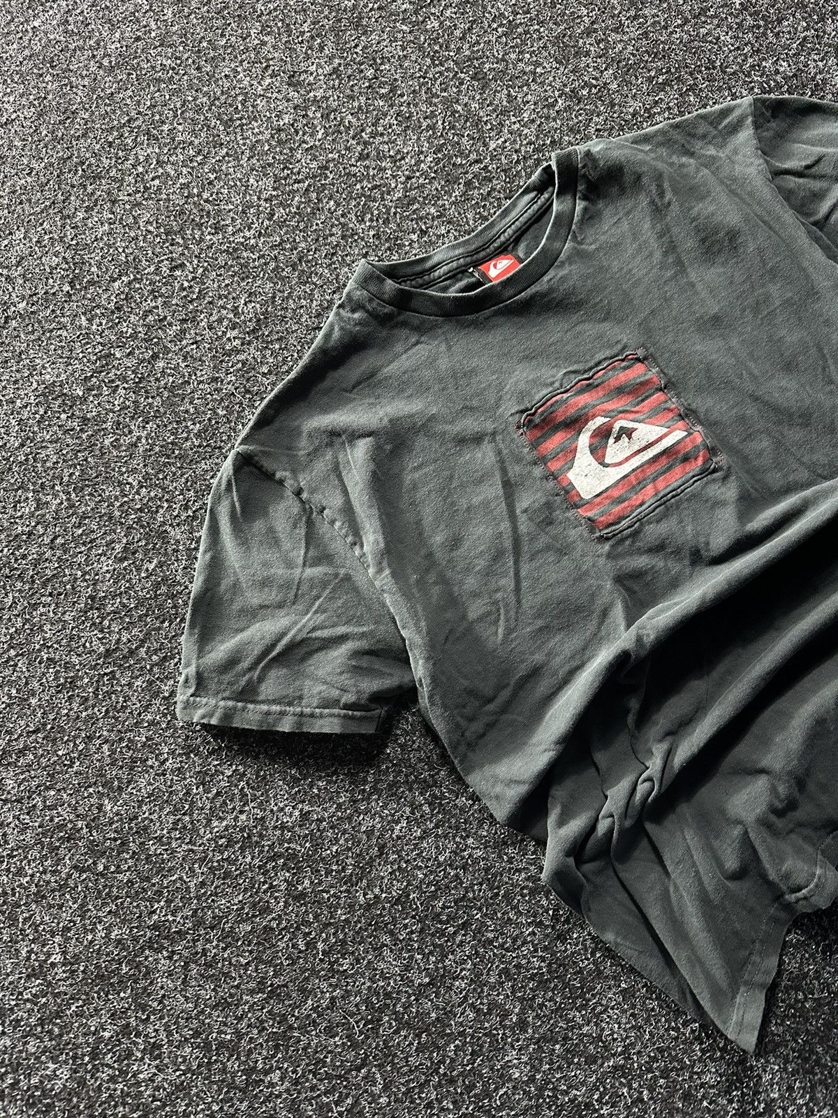 Quiksilver × Vintage 🚨Vintage 90s Big Logo QUIKSILVER BOXY LOGO SHORT sleeve Y2K Size US M / EU 48-50 / 2 - 2 Thumbnail