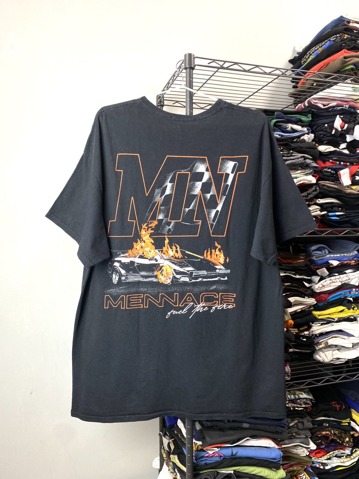 Band Tees Vintage Style Lamborghini Diablo On Fire T Shirt Supreme Size US L / EU 52-54 / 3 - 1 Thumbnail