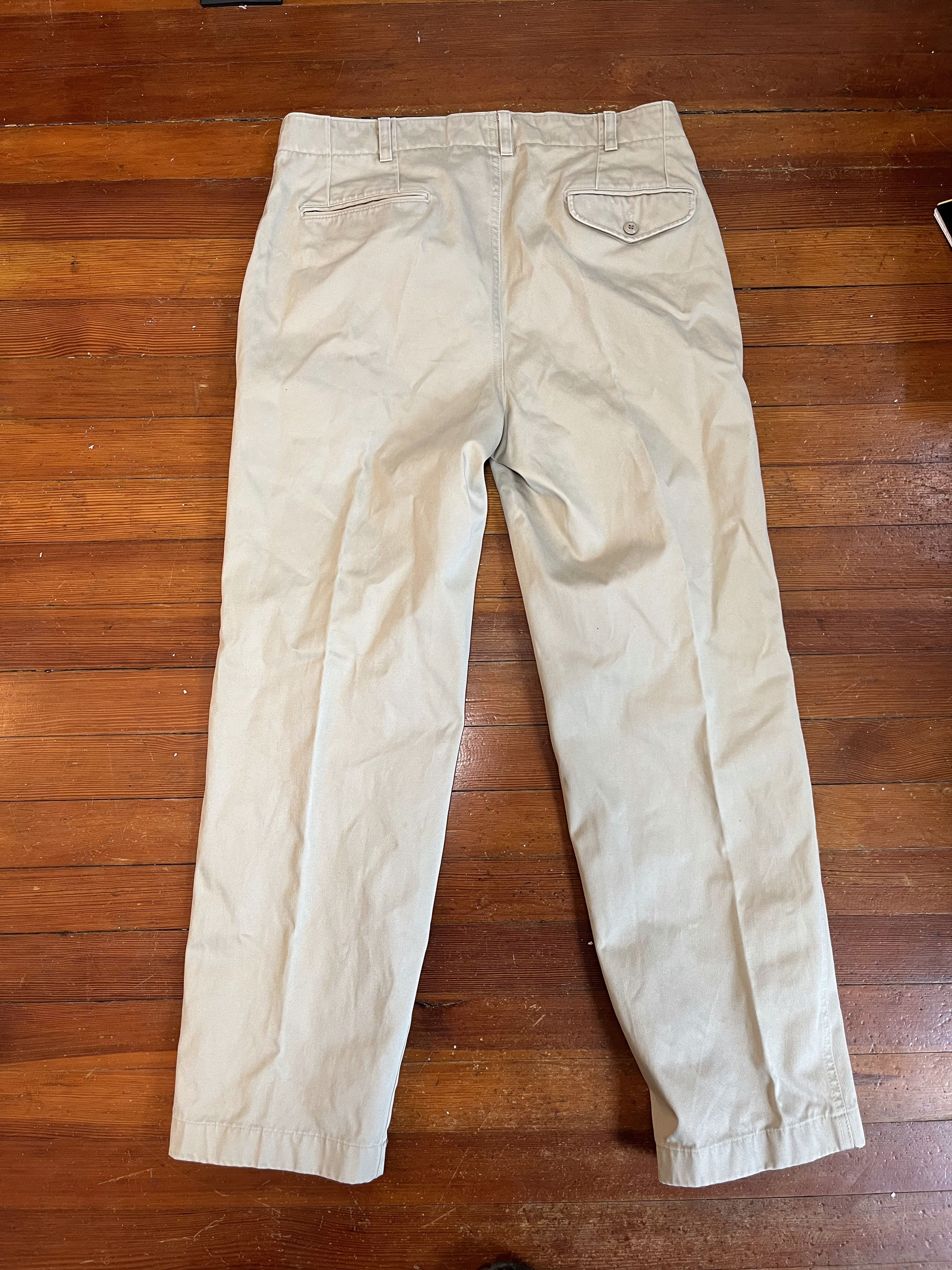 Rubato Officer's Chino in Khaki Size US 32 / EU 48 - 2 Thumbnail