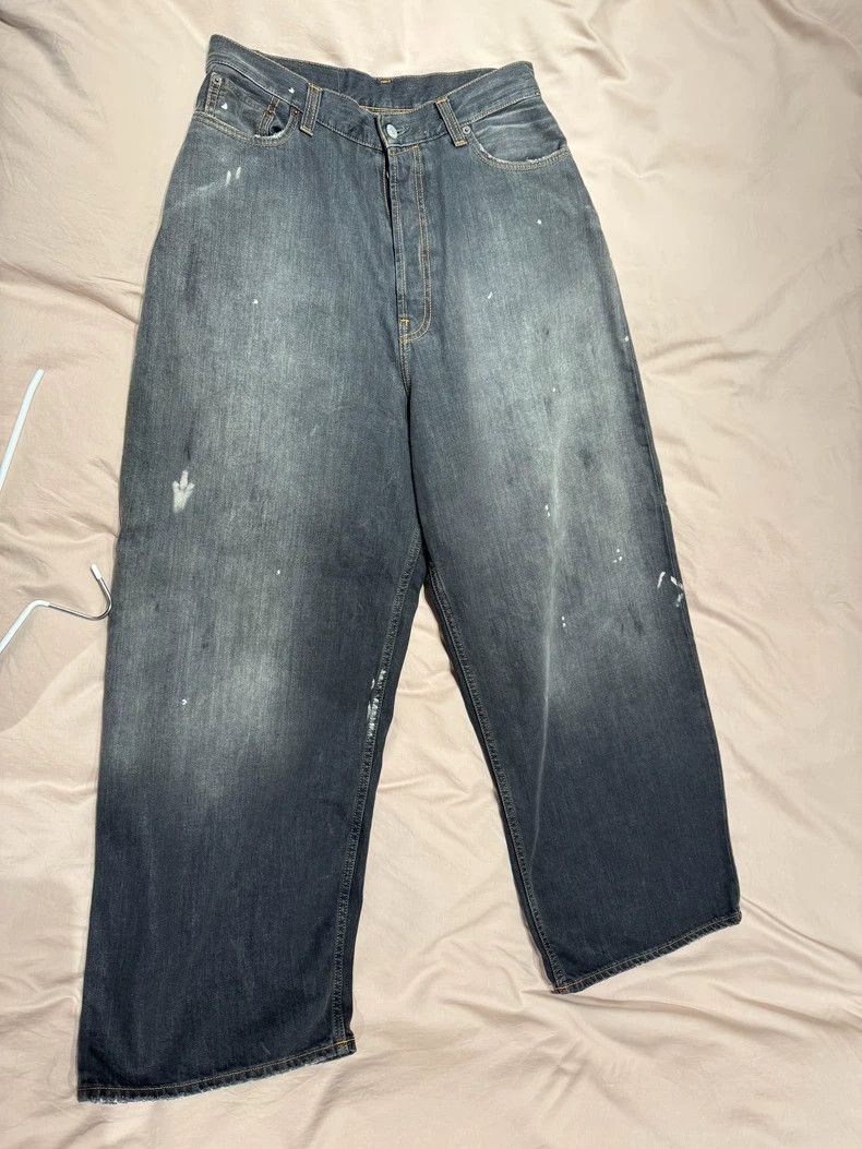 Acne Studios acne studiosBlack splashy jeans 2503-Nextarrow Size US 30 / EU 46 - 1 Thumbnail