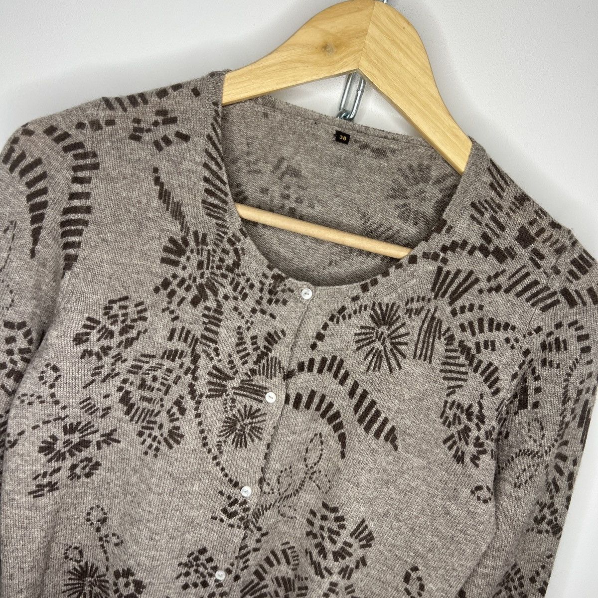 Loro Piana Loro Piana Baby Cashmere Cardigan Brown Beige Size XS / US 0-2 / IT 36-38 - 4 Thumbnail