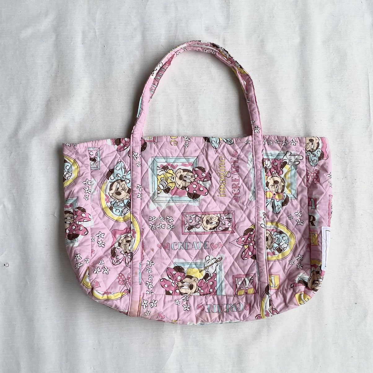Cartoon Network × Disney Minnie Mouse Full Print Large Tote Bag Size ONE SIZE - 4 Thumbnail