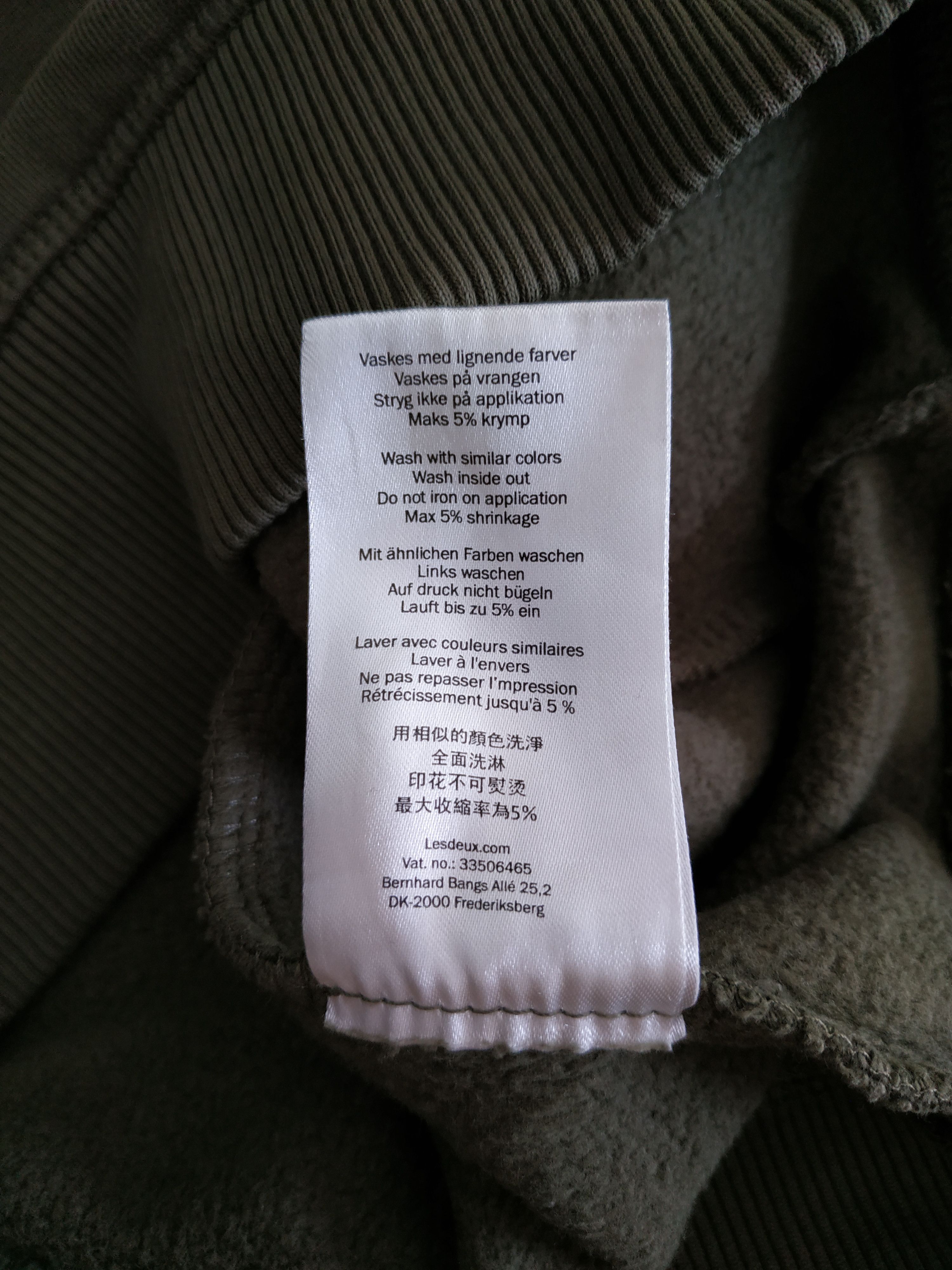 Les Deux Les Deux 'Piece' Men's Olive Sweatshirt, s. MEDIUM Size US M / EU 48-50 / 2 - 11 Thumbnail