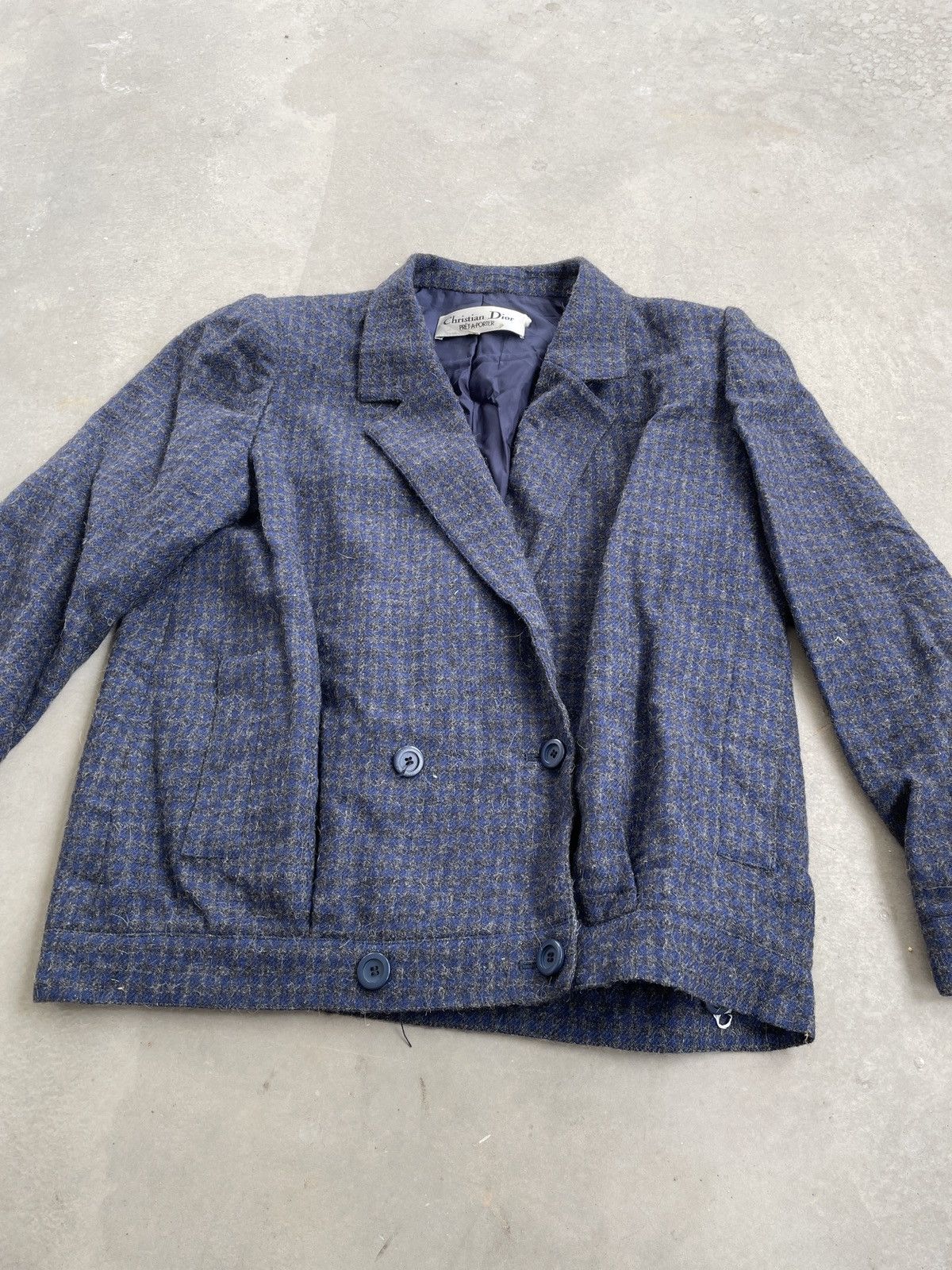 Christian Dior Monsieur × Vintage VINTAGE CHRISTIAN DIOR PRET A PORTER WOOL BLAZER Size M / US 6-8 / IT 42-44 - 2 Thumbnail