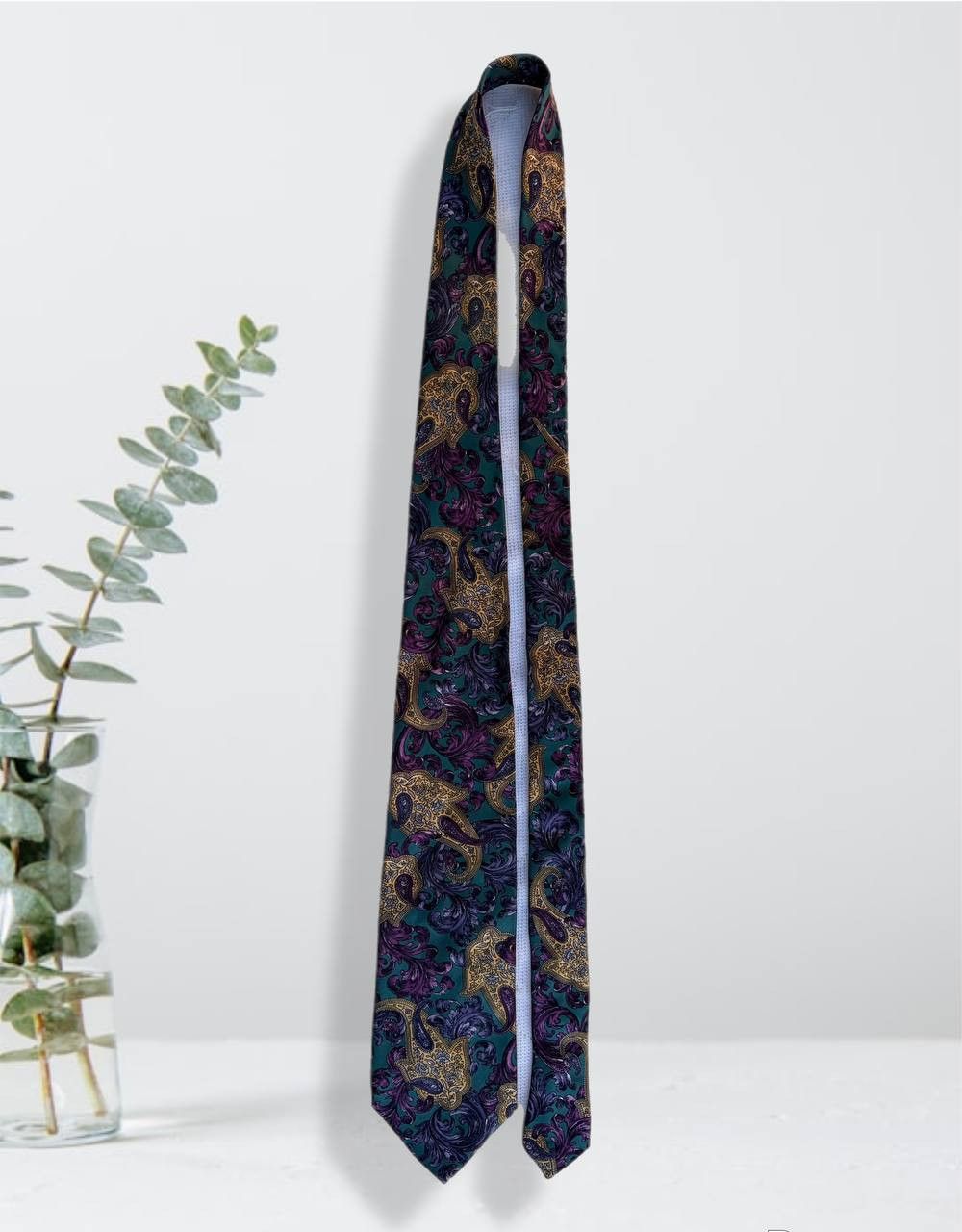 Christian Dior Monsieur Christian Dior Monsieur Flowers TIE 100% SILK Men's NECKTIE Size ONE SIZE - 2 Thumbnail