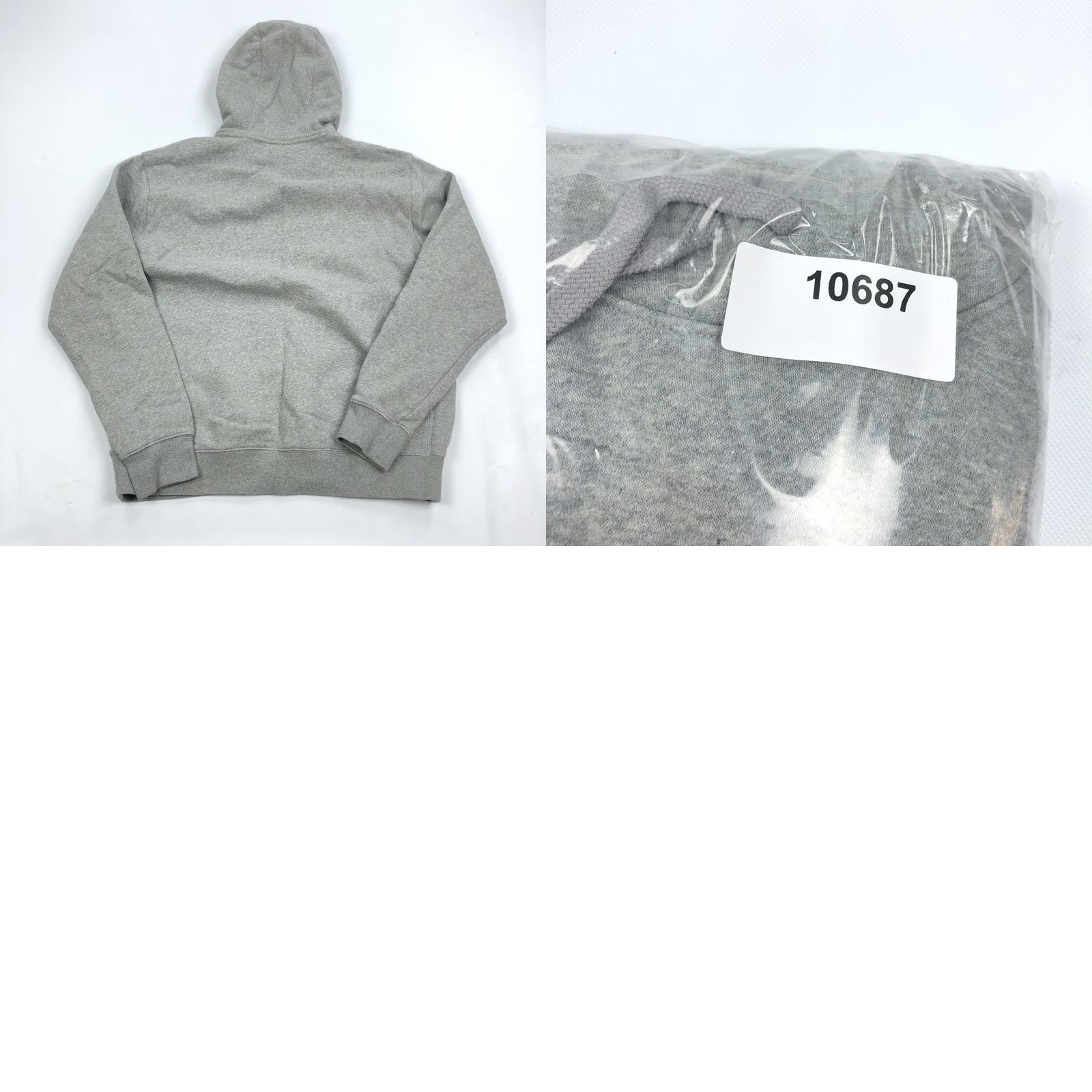 Nike Nike Men's Gray Logo Pullover Hoodie Fleece Sweatshirt BV2973-063 Size L Size US L / EU 52-54 / 3 - 8 Thumbnail