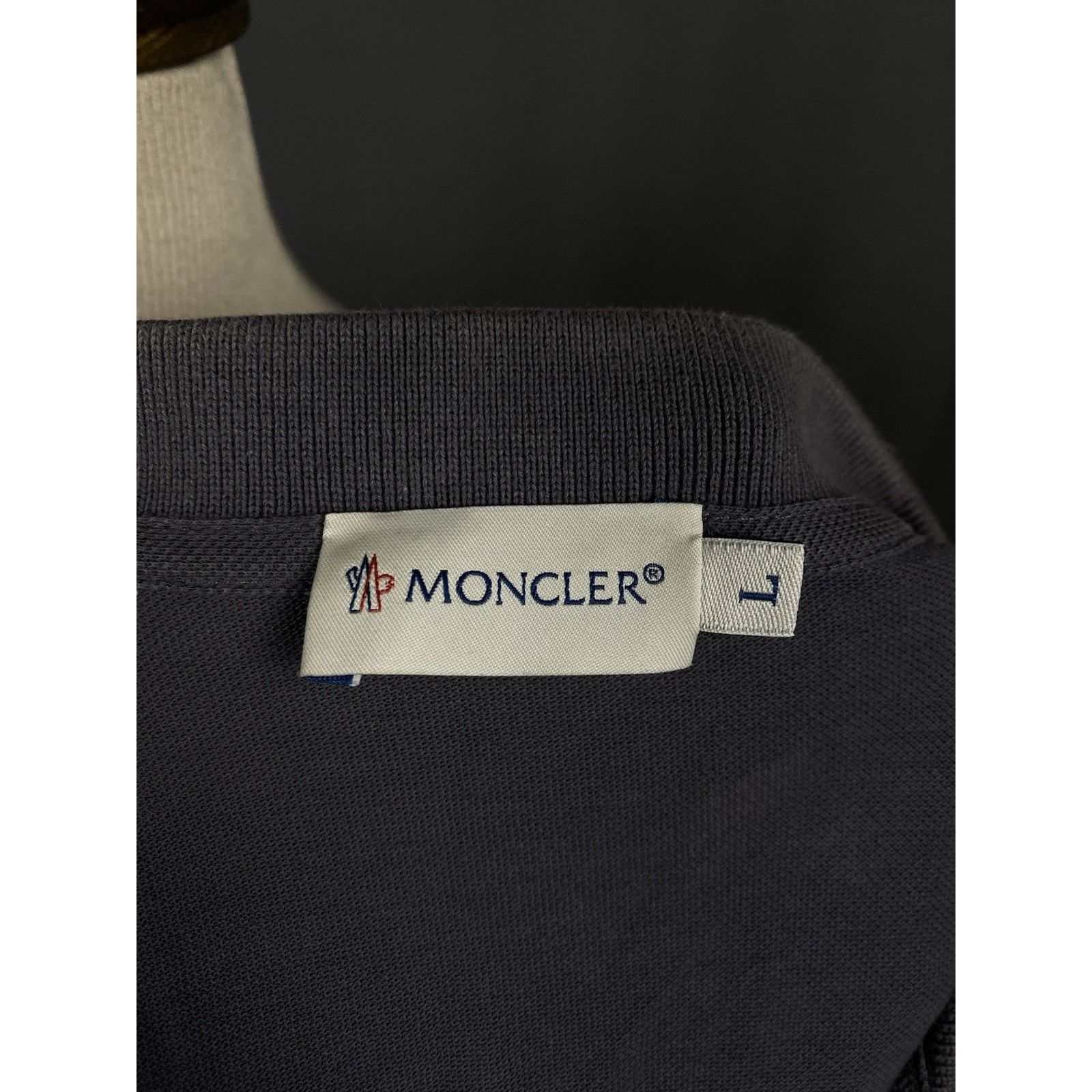 Moncler Moncler Maglia Men's Gray Polo T-Shirt Size L Size US L / EU 52-54 / 3 - 10 Thumbnail