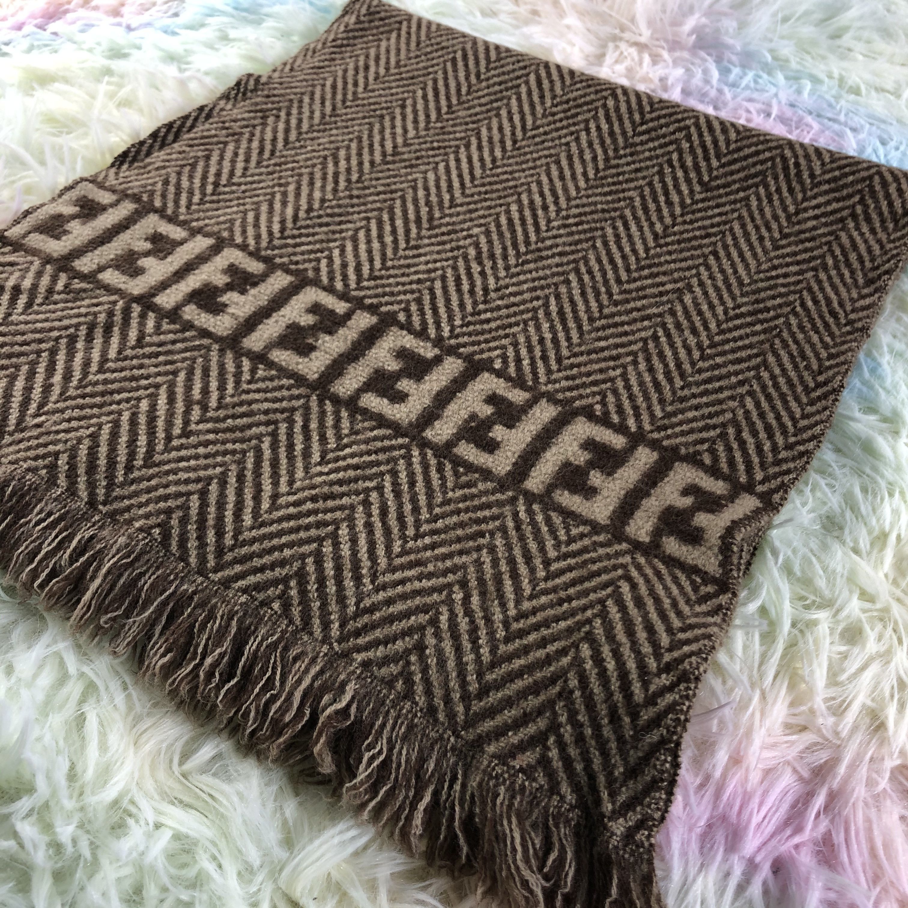 Vintage Fendi Scarf / Muffler / Neckwear Size ONE SIZE - 3 Thumbnail