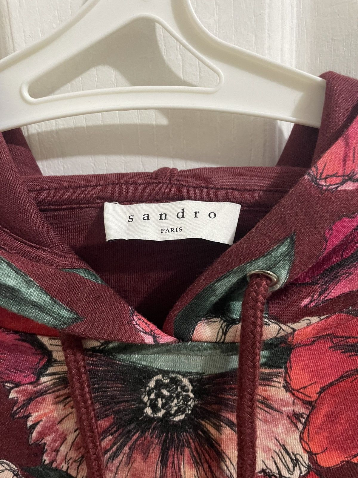 Sandro Sandro floral Hoodie Size S / US 4 / IT 40 - 4 Thumbnail