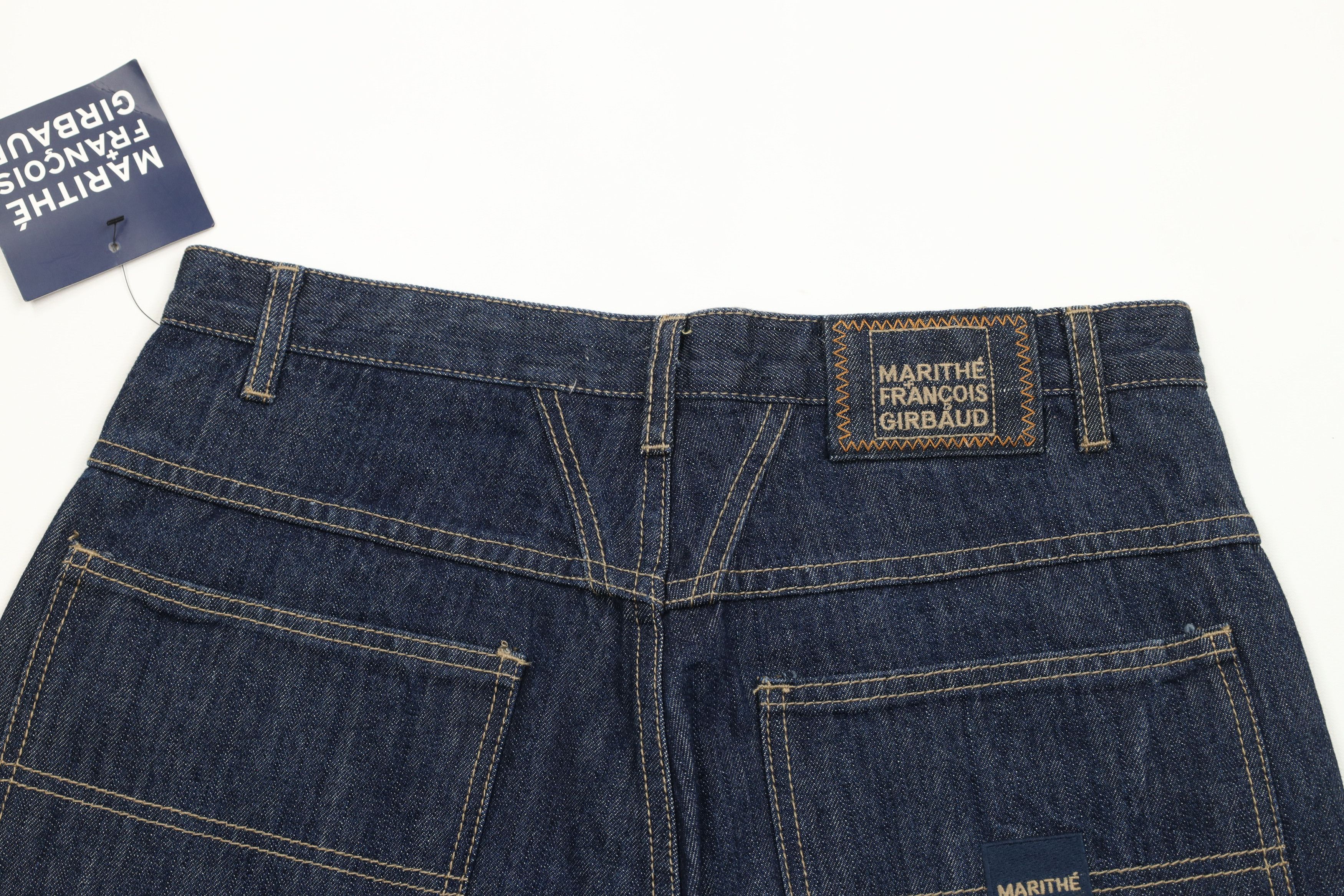 Marithe + Francois Girbaud × Vintage Deadstock Vintage Marithe Francois Girbaud Denim Jean Shorts Size US 31 - 8 Thumbnail