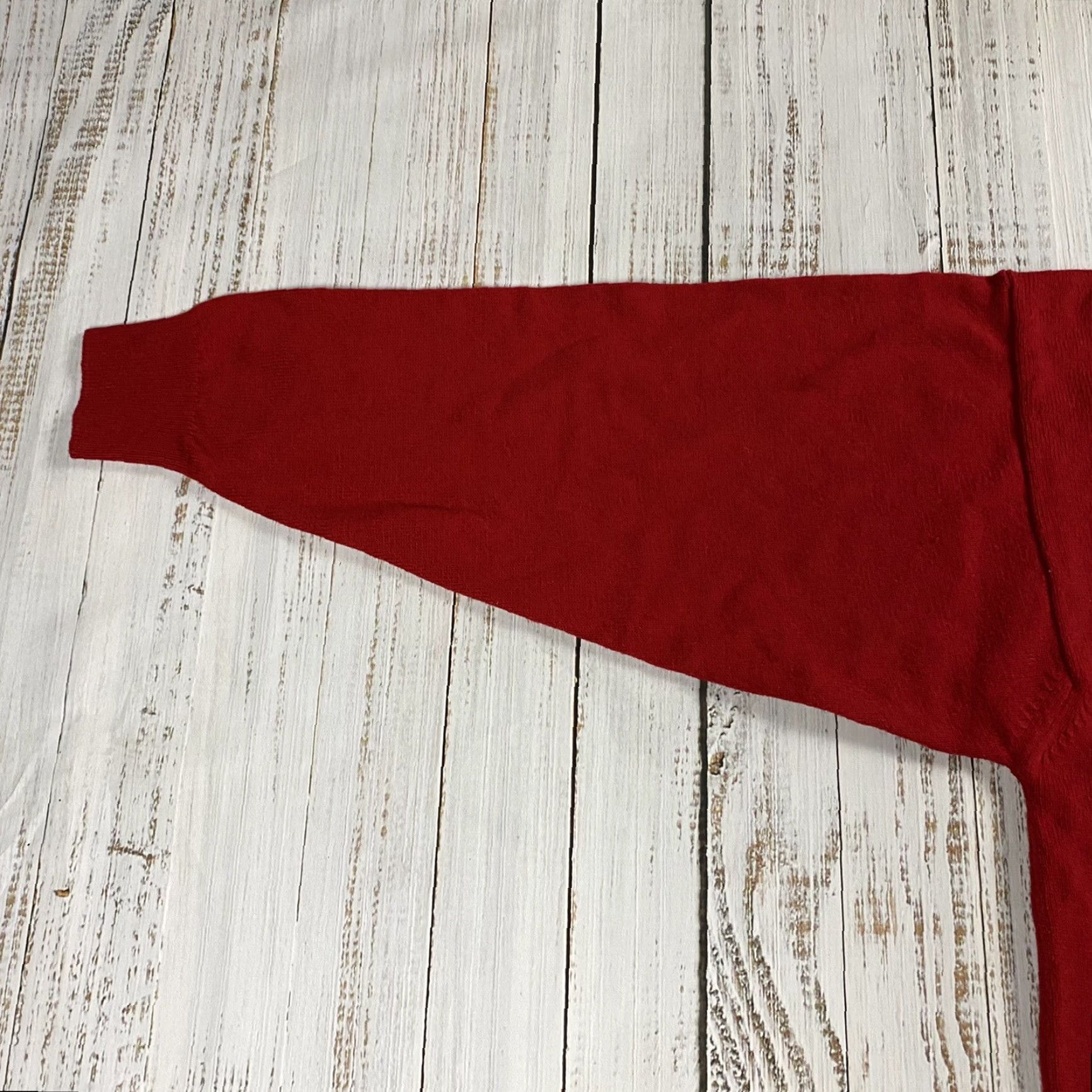 Vintage VINTAGE Allen Solly MENS Sweater XL Red V-Neck Lambswool Long Sleeve Scotland Size US XL / EU 56 / 4 - 6 Thumbnail