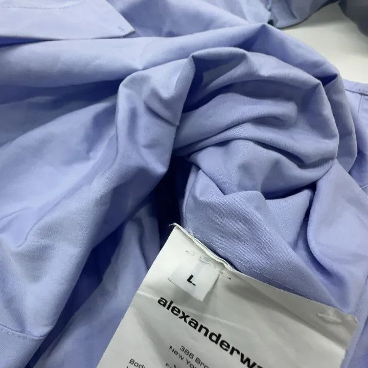 Alexander Wang Alexander Wang Long Sleeve Shirt with Crystal Cuffs - Size L / US 10 / IT 46 - 4 Thumbnail