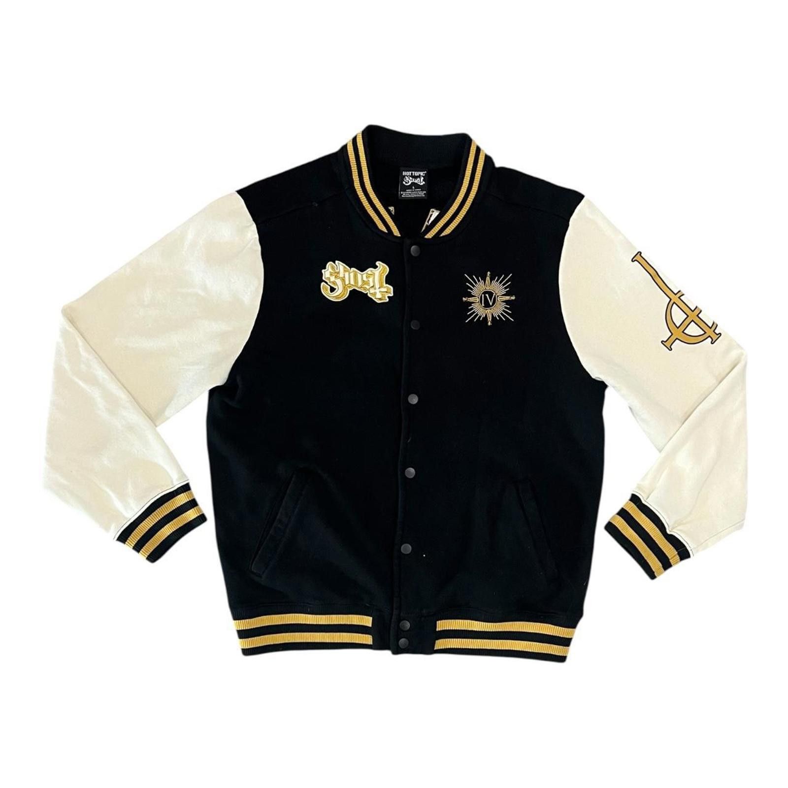 GOSTAR DE FUGA Ghost Logos Varsity‎ Jacket Hot Topic Papa Emeritus Nameless Size US L / EU 52-54 / 3 - 2 Thumbnail
