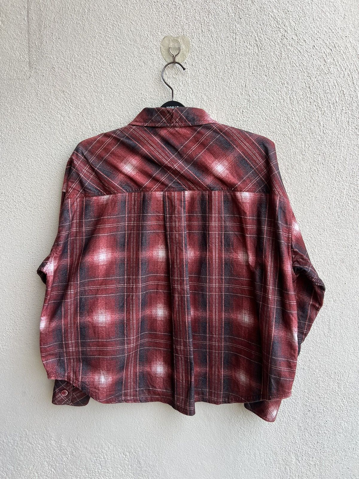 Flannel Primalcode Newwave Japan Plaid Big Fit Cropped lannel Shirt Size US XL / EU 56 / 4 - 22 Thumbnail