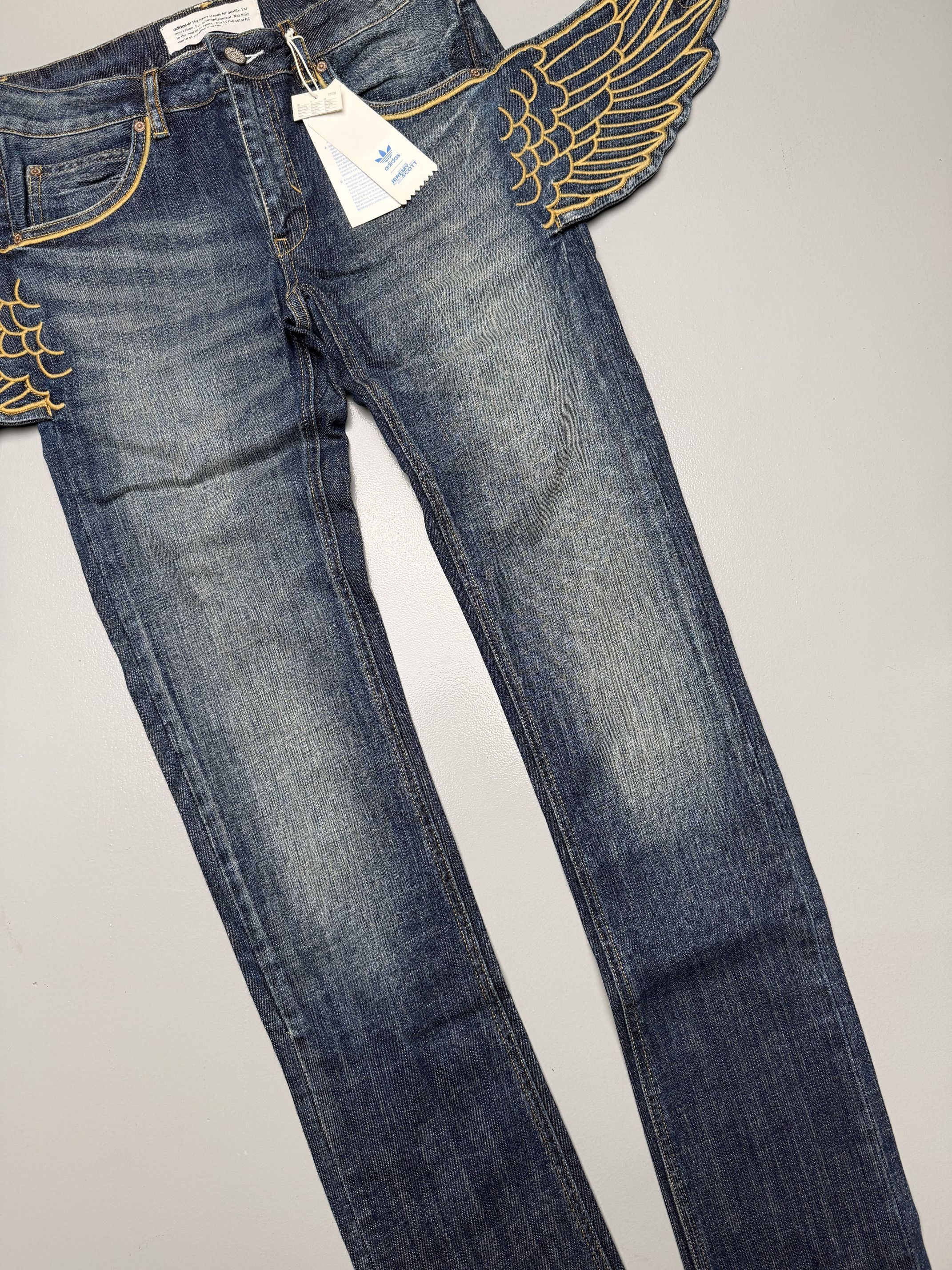 Adidas × Jeremy Scott adidas X Jeremy Scott A/W 2011 Wings Cupie JS winged jeans Size 27" / US 4 / IT 40 - 4 Thumbnail