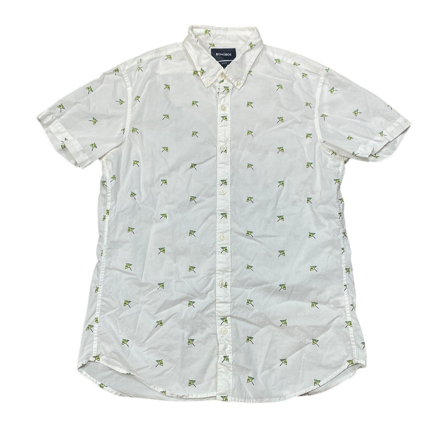 Bonobos Bonobos Slim Fit Cocktail Umbrella Button Down Shirt L Long Size US L / EU 52-54 / 3 - 1 Thumbnail