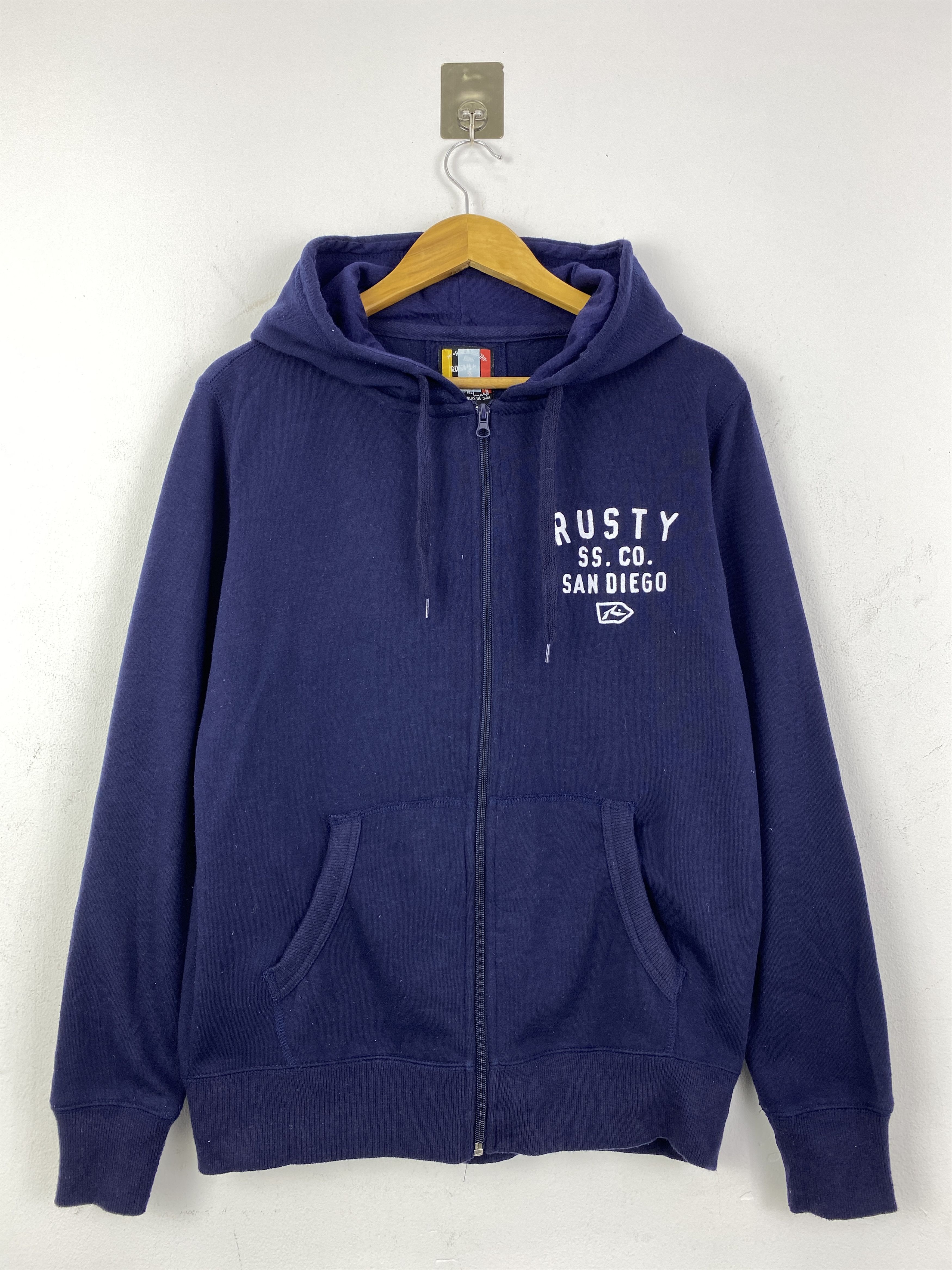 Rusty Vintage Rusty SS.CO San Diego Zip Up Hoodie SH0194 Size US M / EU 48-50 / 2 - 1 Thumbnail