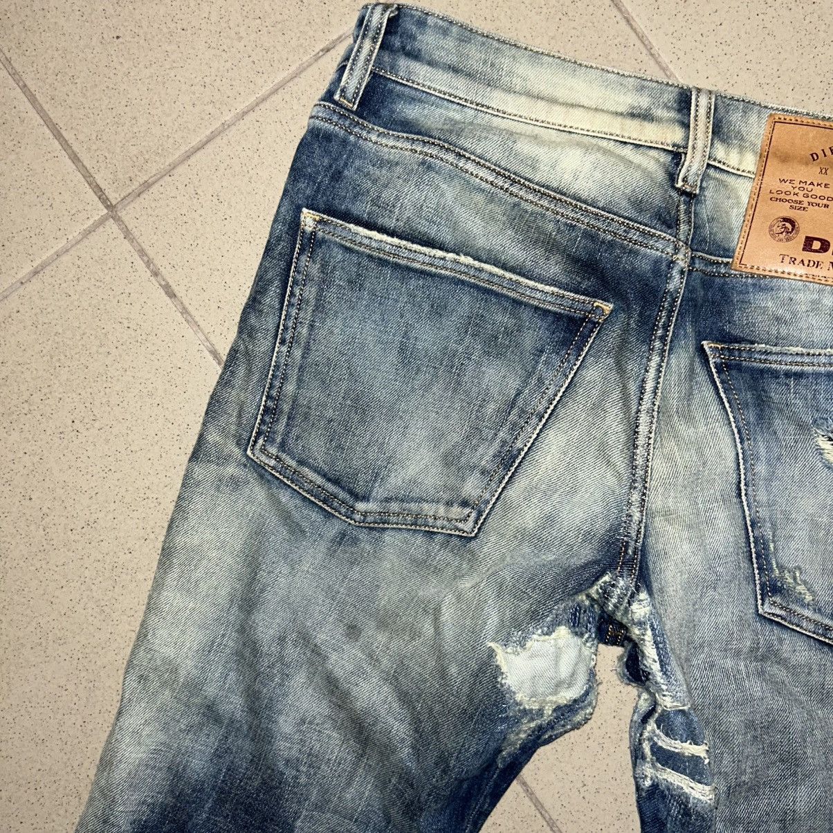 Diesel Vintage Diesel D-Kras Slim Distressed Jeans – Made in Italy Size US 31 - 23 Thumbnail