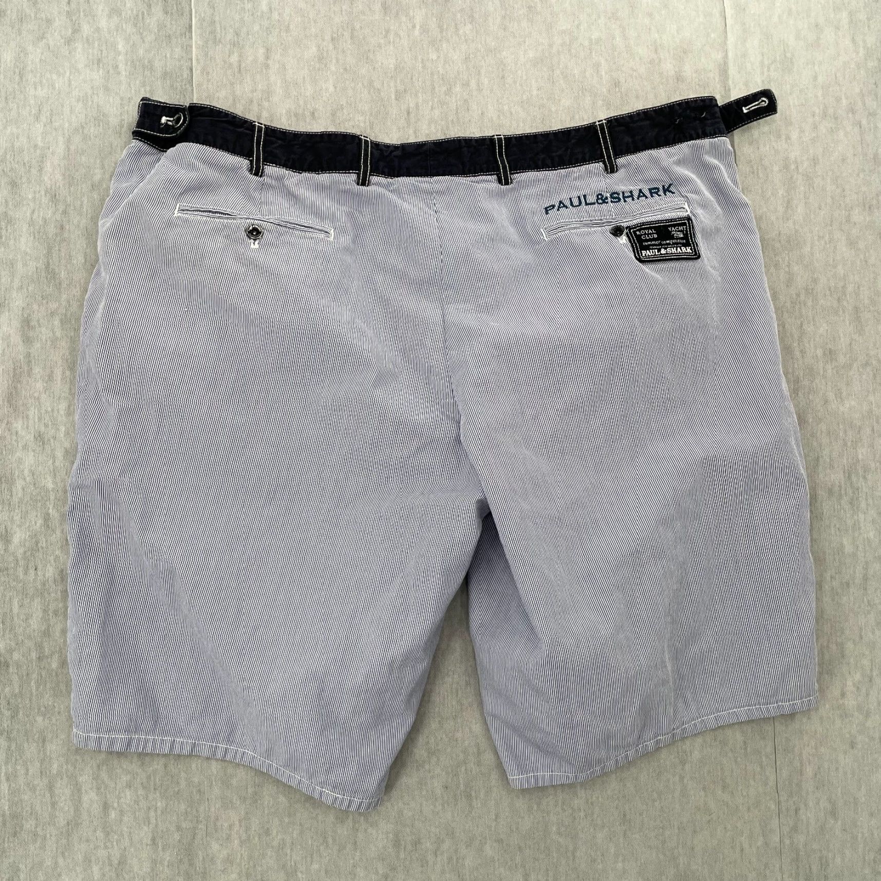 Paul & Shark VINTAGE Paul & Shark Yachting Shorts Bermuda Adult 48 Blue Nautical Logo Cotton Summer Mens Size US 32 / EU 48 - 2 Thumbnail
