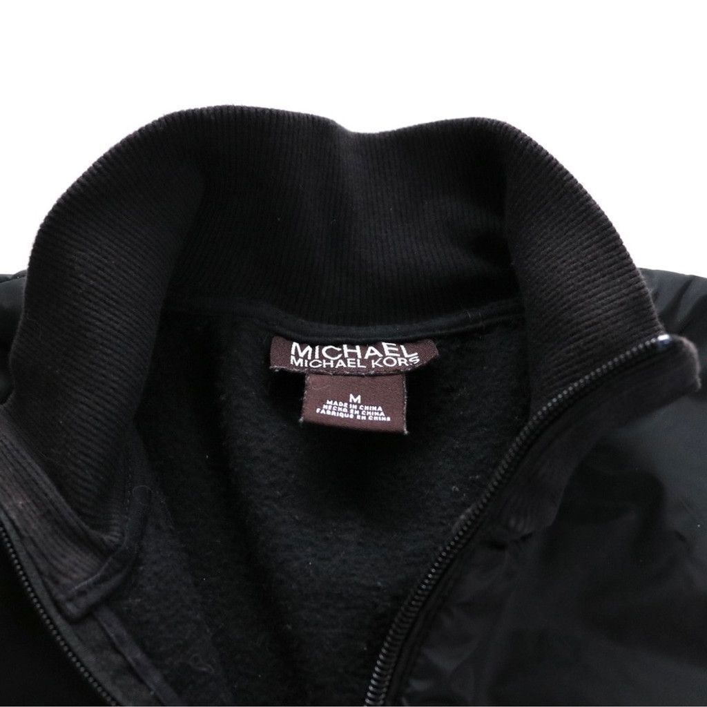 Michael Kors Michael Kors Men Black Collared Fleece Top 1/4 Zip M Preppy Size US M / EU 48-50 / 2 - 4 Thumbnail