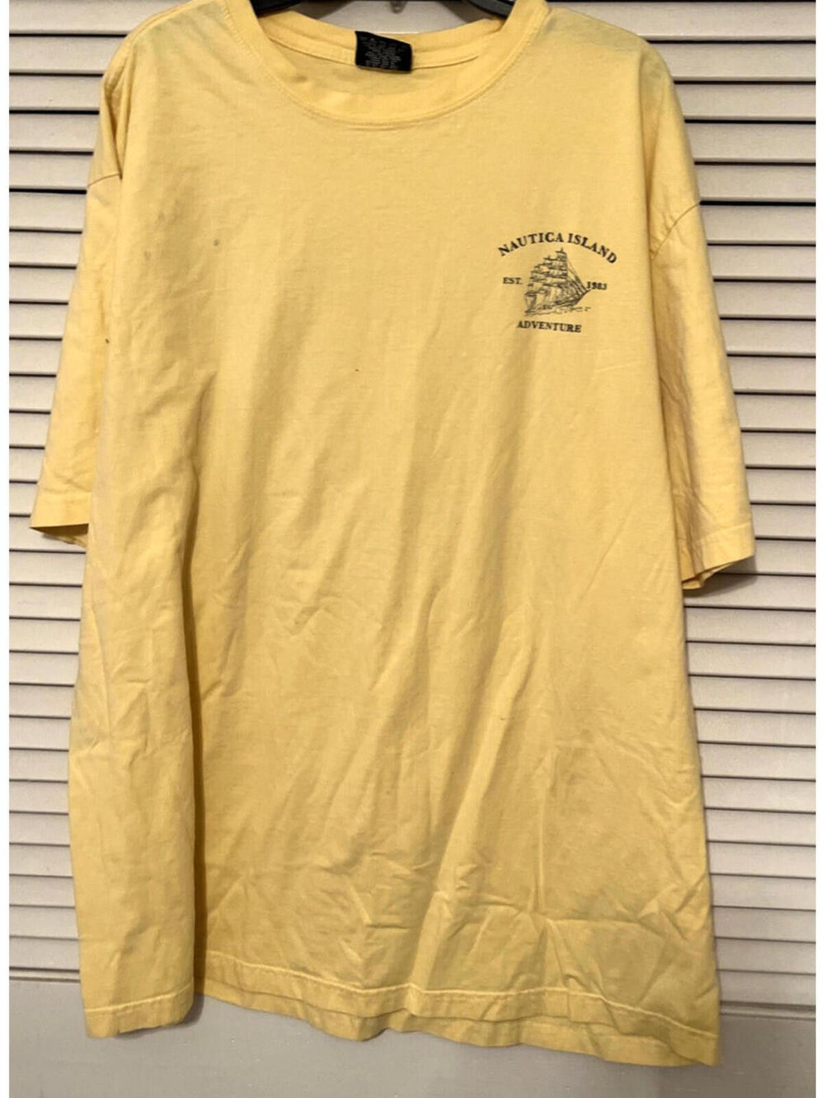 Nautica Nautica Island Graphic Back Short Sleeve T Shirt Mens Sz XXL Size US XXL / EU 58 / 5 - 2 Thumbnail