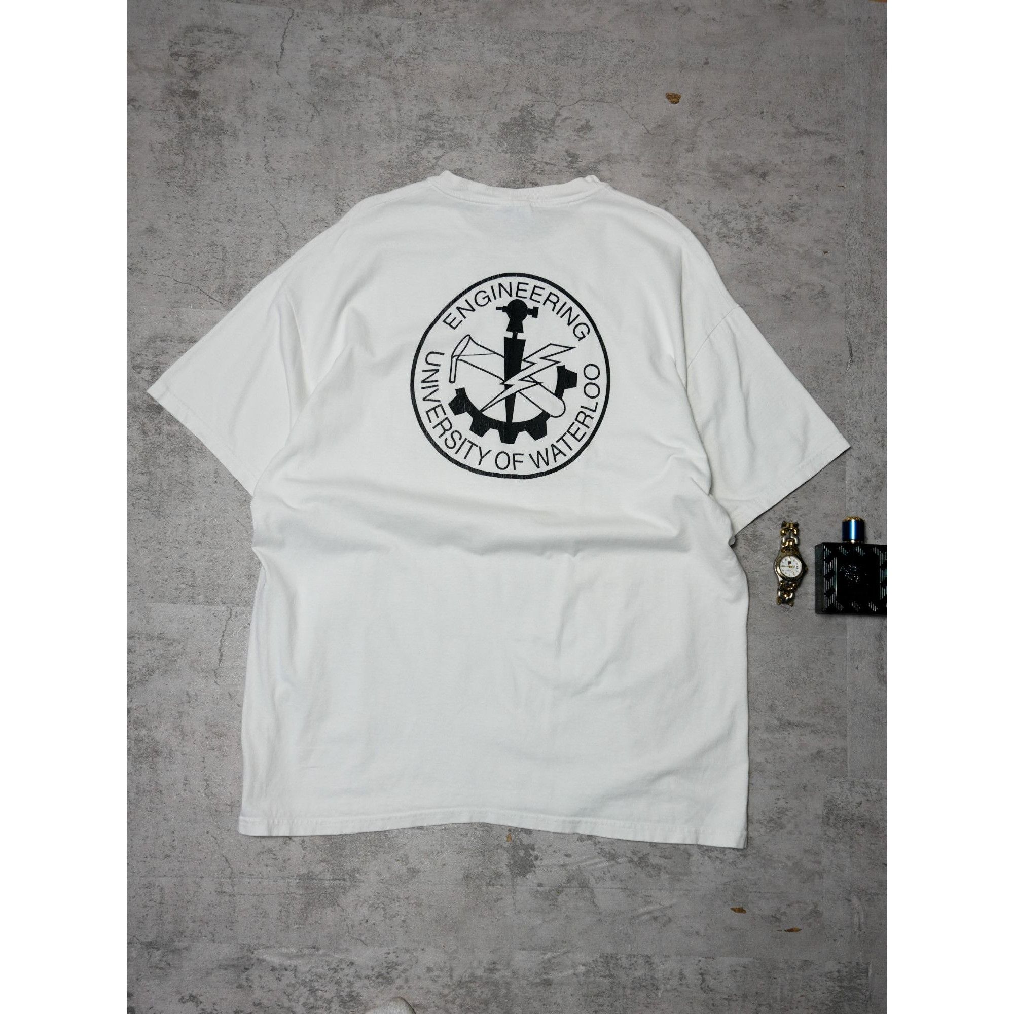 Vintage Vintage 2001 University of Waterloo Engineering Orientation Size US XL / EU 56 / 4 - 2 Thumbnail