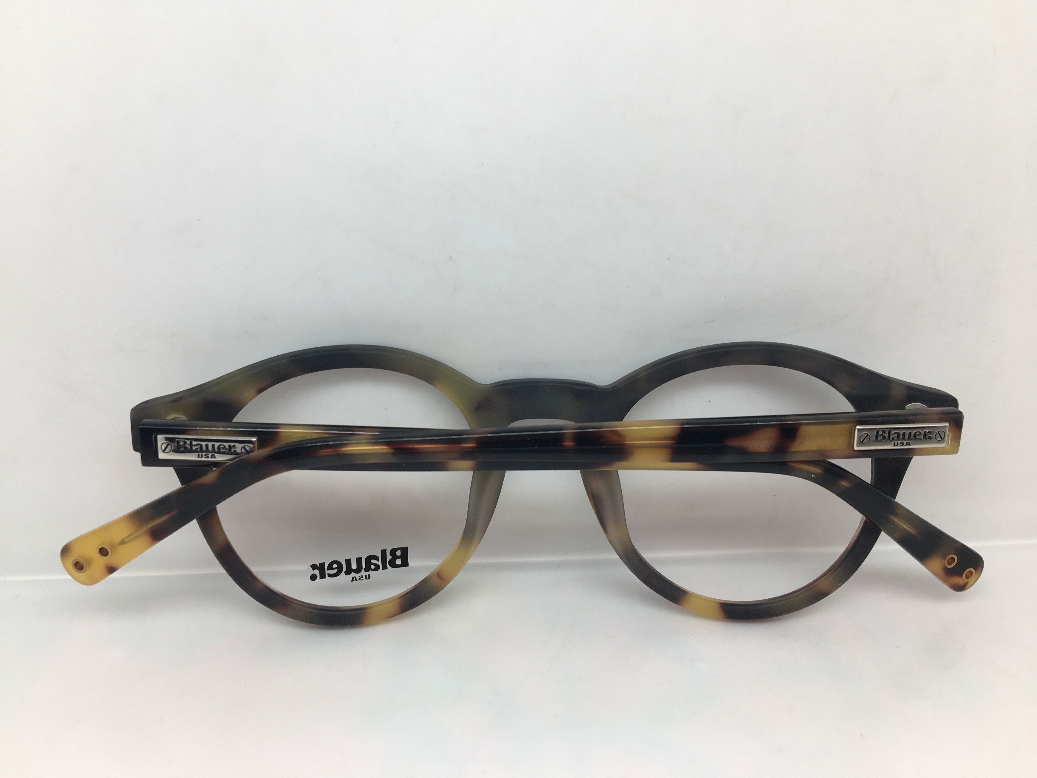 Other Blauer Matte Tortoise PREPPY Keyhole Eyeglasses Frame Size ONE SIZE - 7 Thumbnail